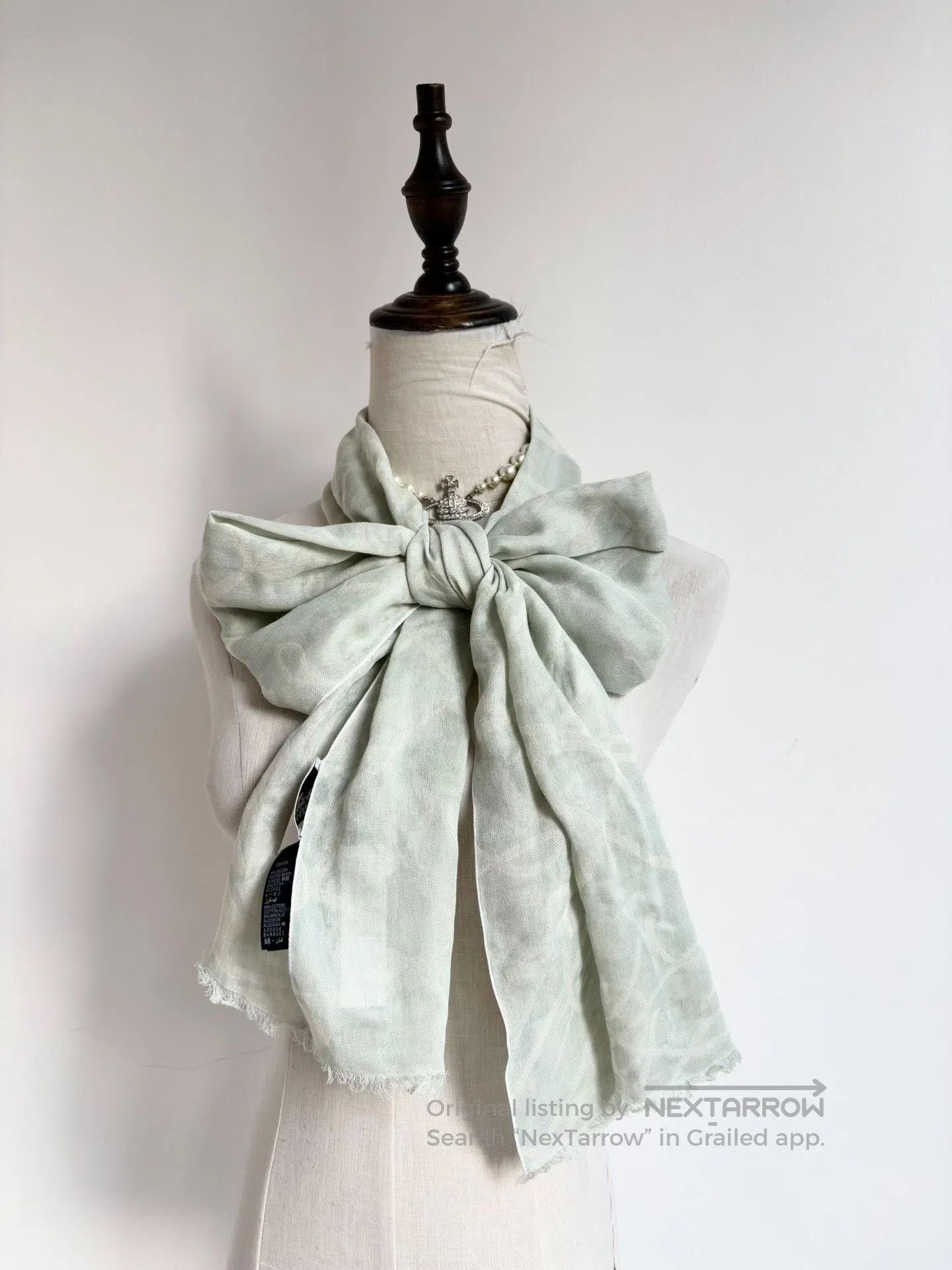 Vivienne Westwood Vivienne Westwood Vintage Mint Saturn Scarf. Size ONE SIZE - 1 Thumbnail