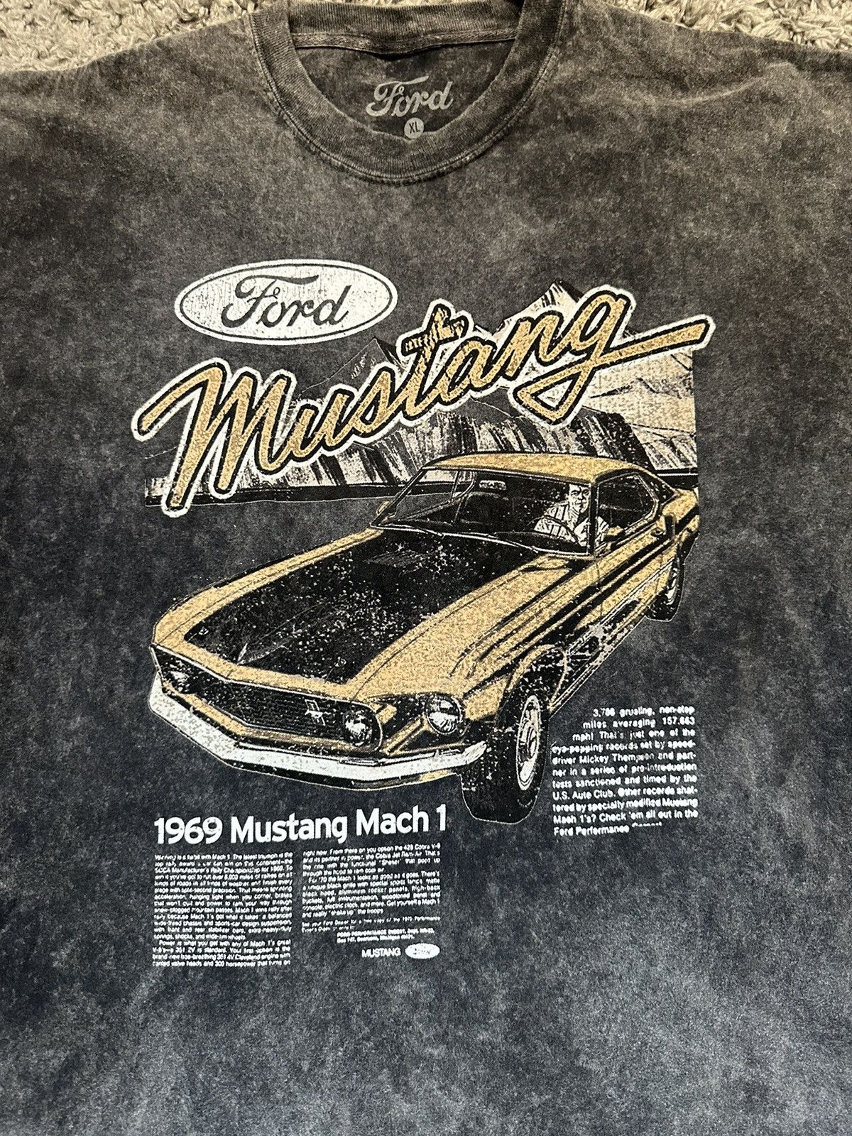 Ford × Mustang 1969 Ford Mustang Graphic tee Size US XL / EU 56 / 4 - 2 Thumbnail