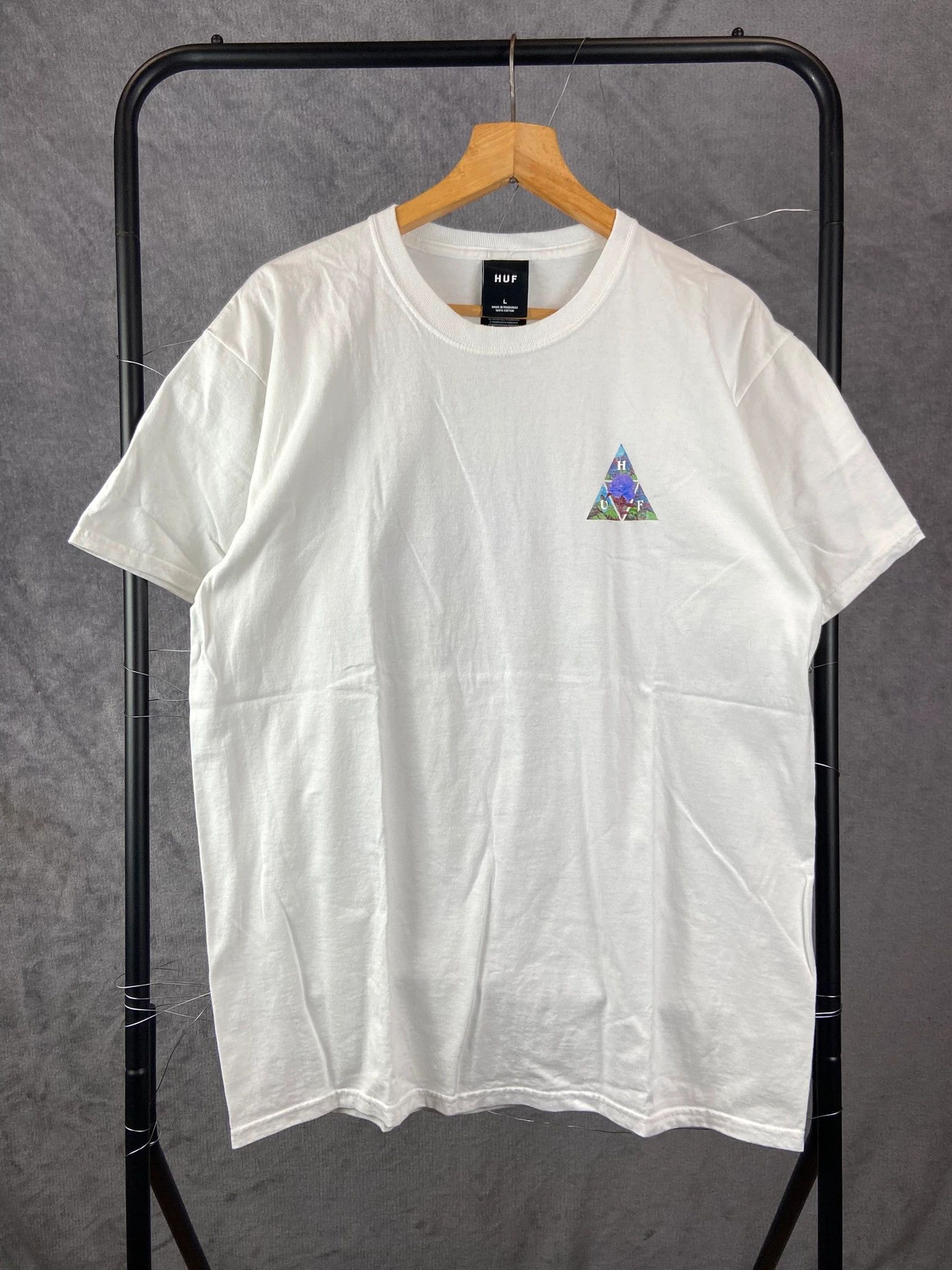Huf HUF White Tee / Clean Skate Heritage (L) Size US L / EU 52-54 / 3 - 3 Thumbnail