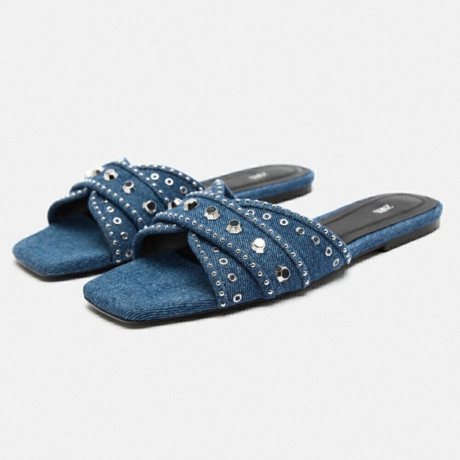 Zara ZARA Square Toe Flats NWT Size US 7.5 / IT 37.5 - 19 Thumbnail