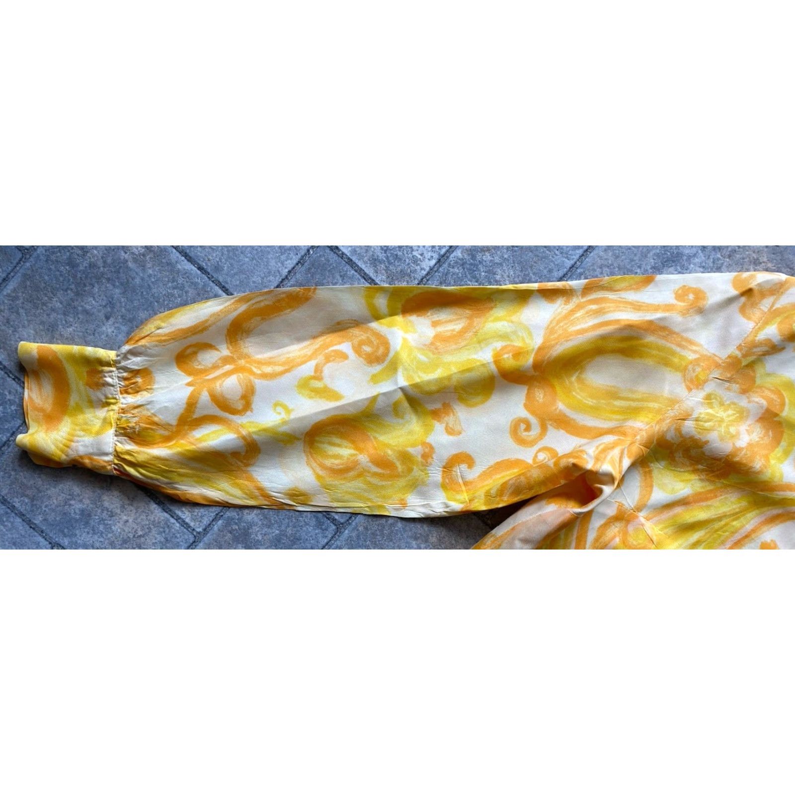 Vintage VINTAGE Emsee Blouse Women’s 38 ILGWU Yellow 50s 60s 70s 80s Workers Union Shirt Women Mens Girls Size XS / US 0-2 / IT 36-38 - 7 Thumbnail