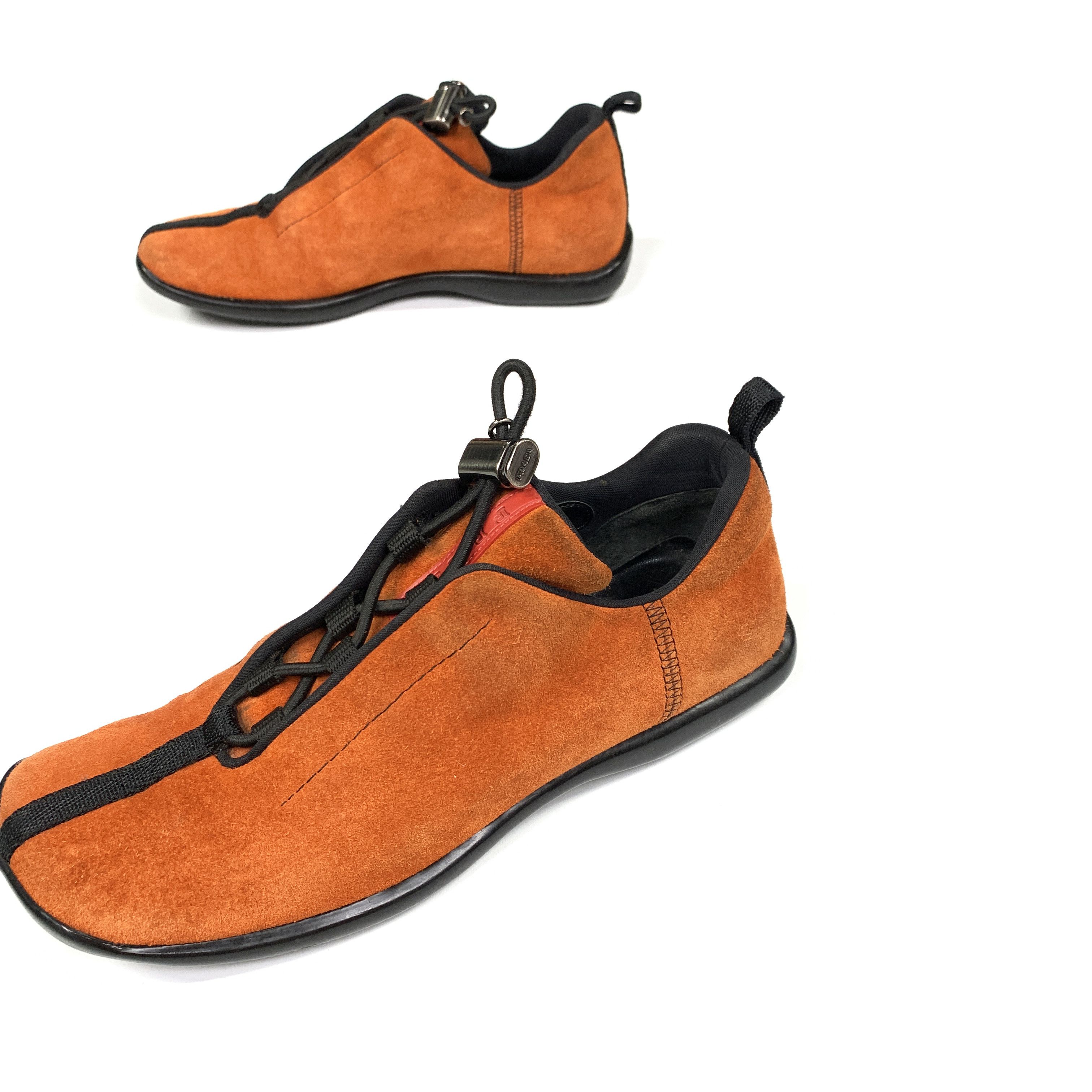 Prada 1999 Suede Sneakers (24 cm) Size US 7.5 / IT 37.5 - 8 Thumbnail