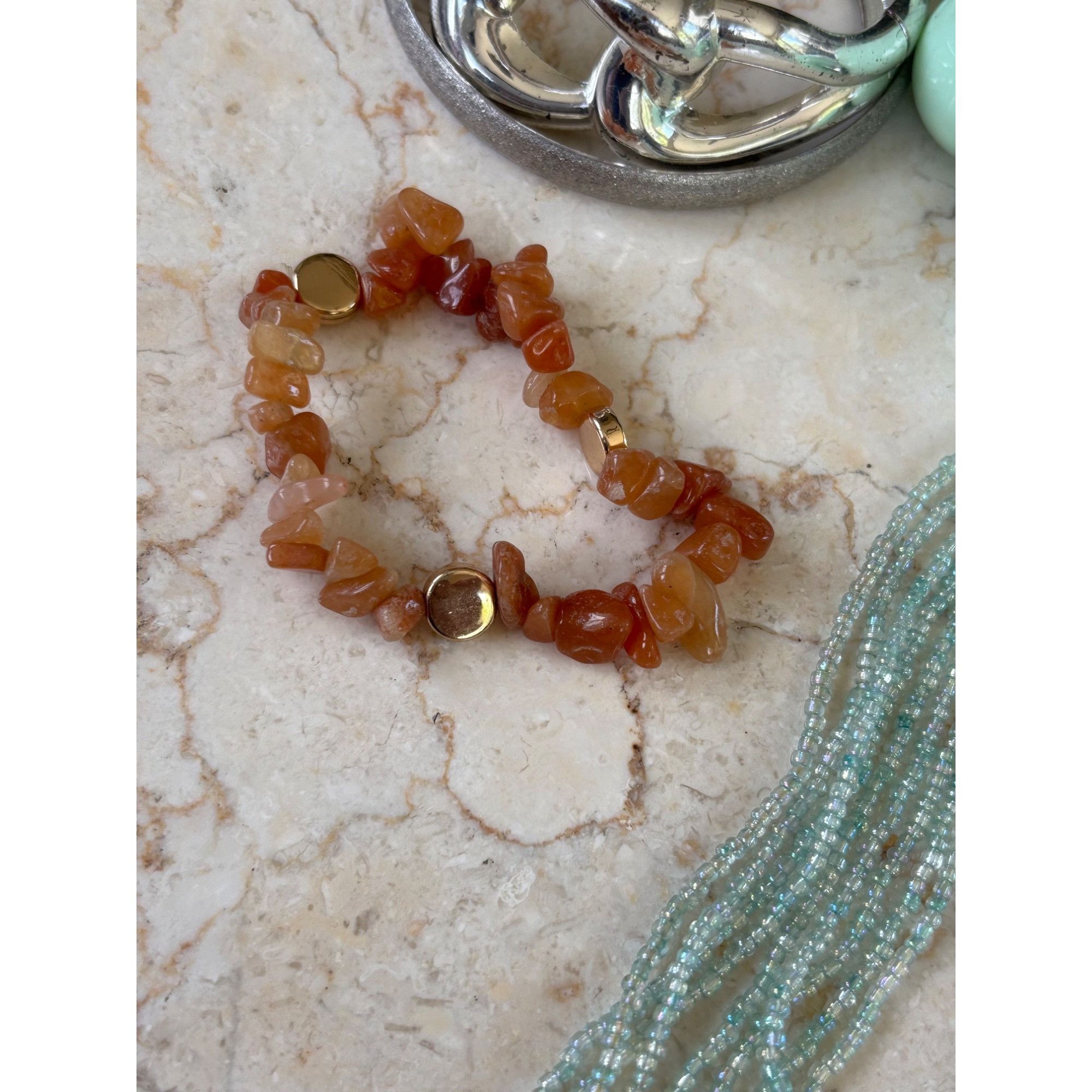 Other Spring/Summer PastelColorful Beaded & Gemstone Statement Ne Size ONE SIZE - 11 Thumbnail