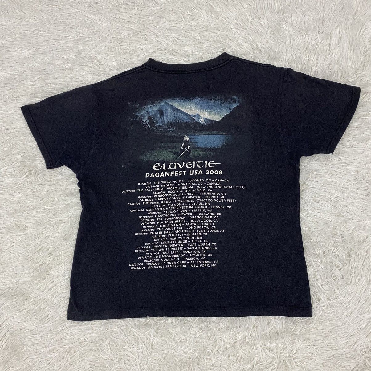 Band Tees Vintage Y2K folk metal band eluveitie slania cover album art Size US L / EU 52-54 / 3 - 2 Thumbnail