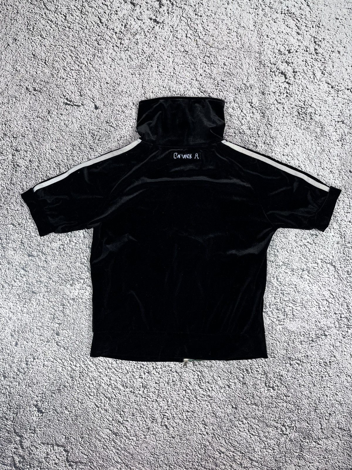 Denis Simachev Denis Simachev Velvet Tracksuit Black Floral Stripe Set Rare Size 28" / US 6 / IT 42 - 8 Thumbnail