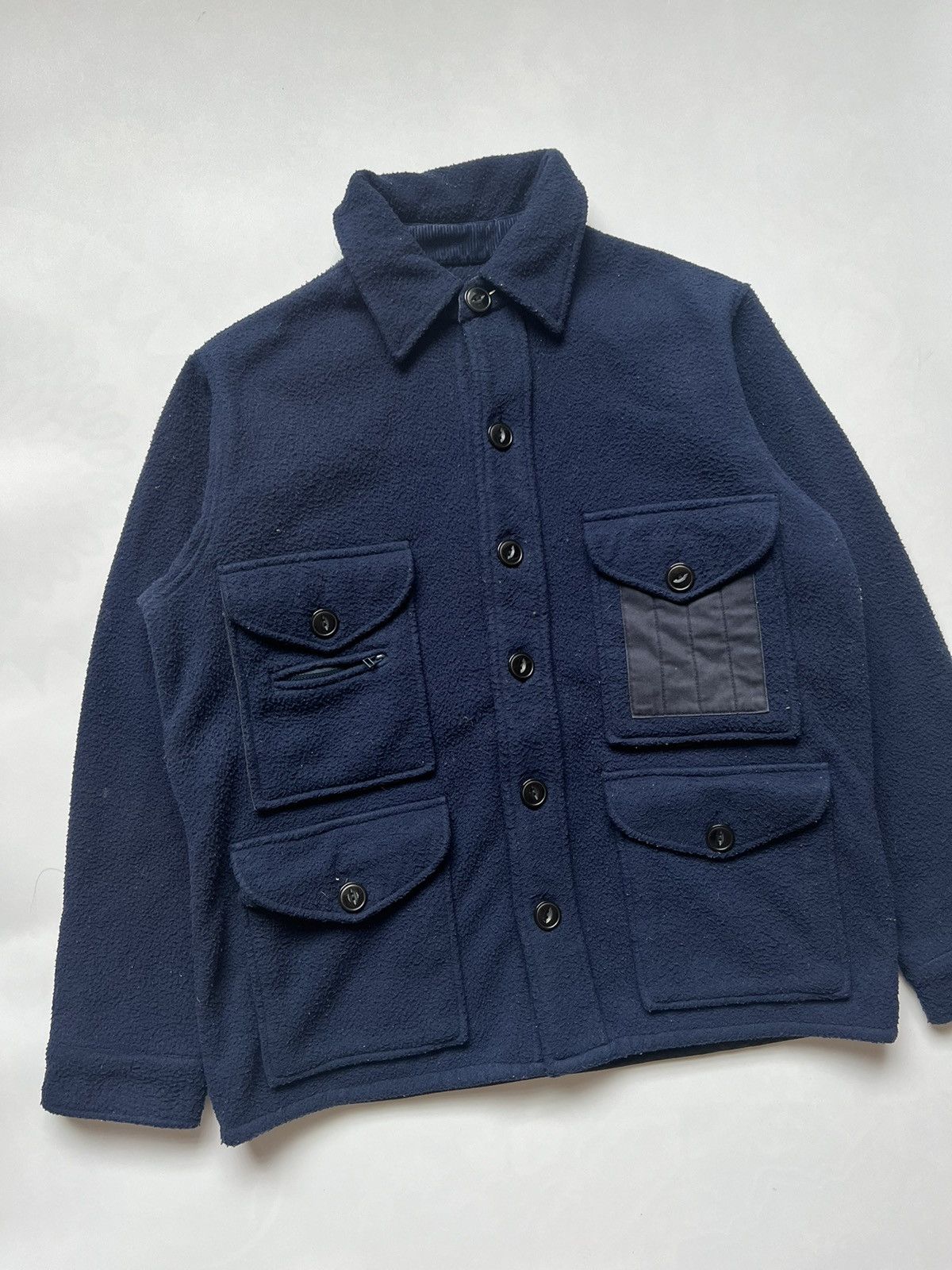 Johnbull Wool John Bull Mackinaw Cruiser Flip Flap Coat Size US L / EU 52-54 / 3 - 3 Thumbnail