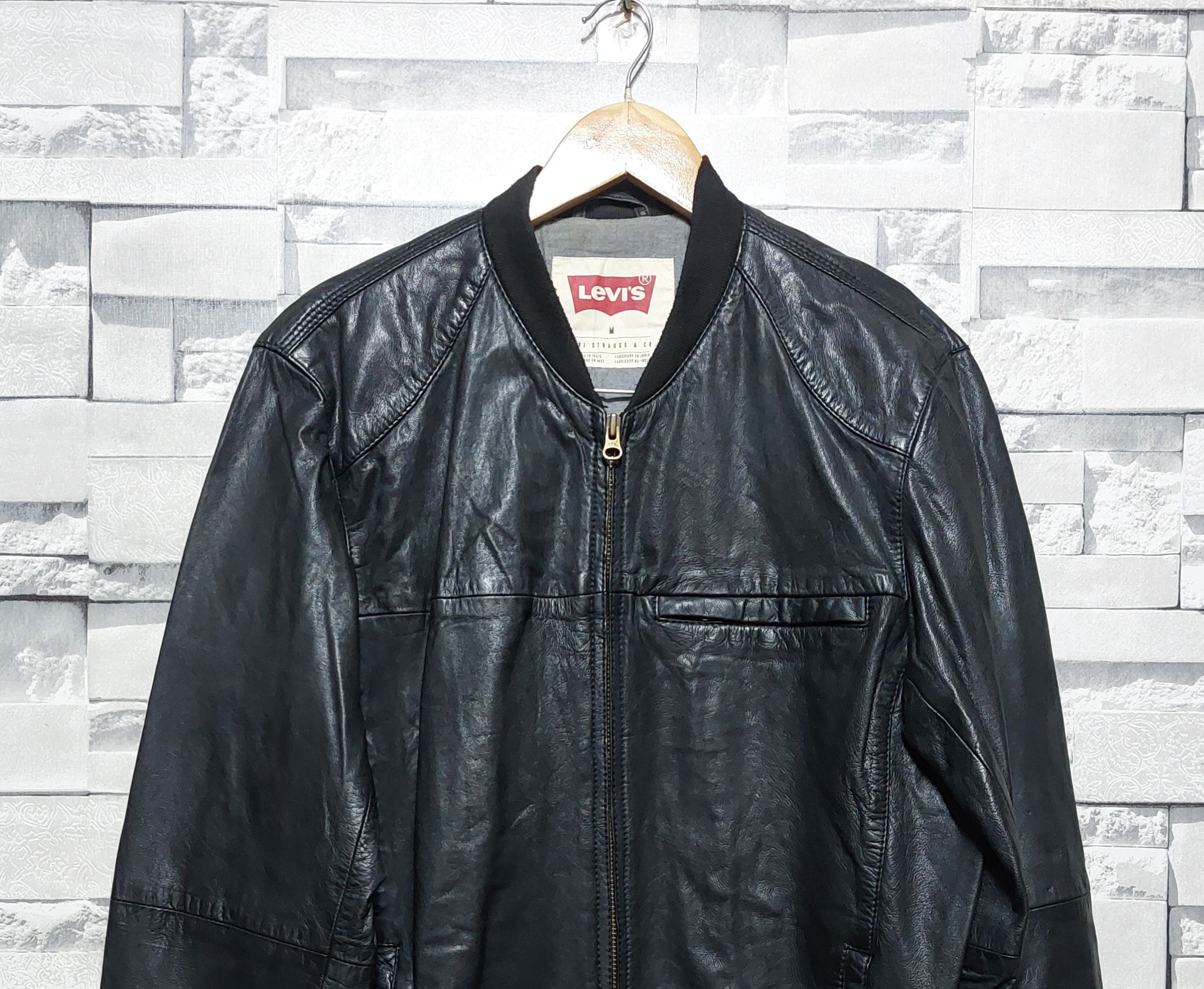 Levi's Levi's Leather jacket Size US M / EU 48-50 / 2 - 2 Thumbnail