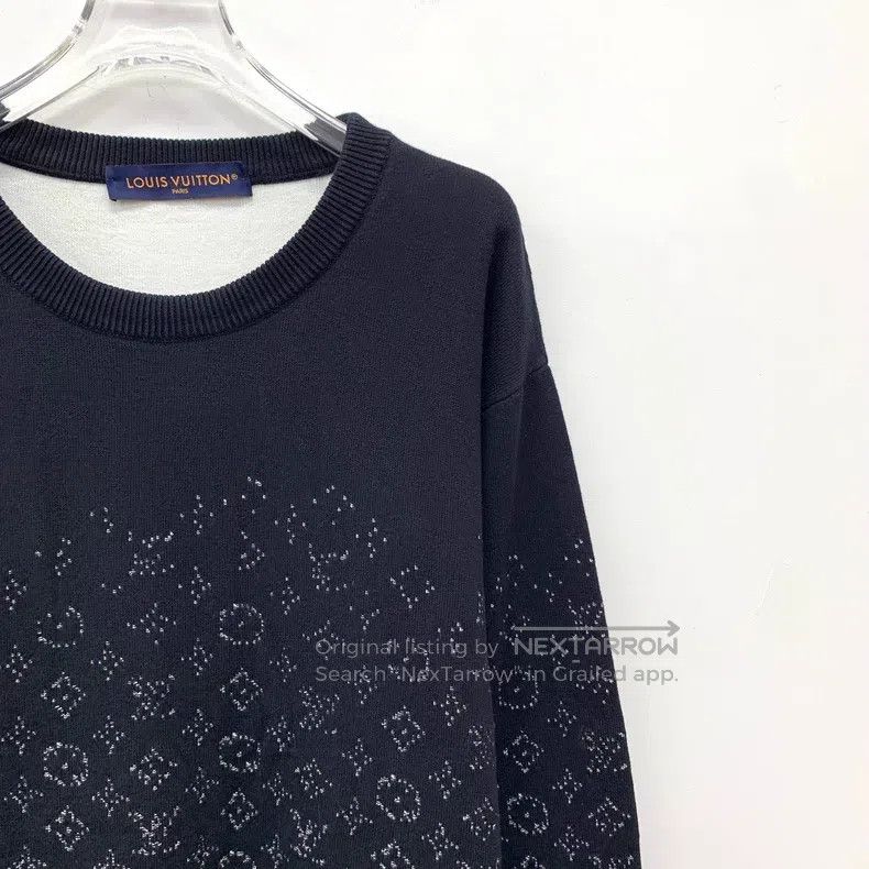 Louis Vuitton Louis Vuitton 23 Long Sleeve Crew Neck Sweatshirt in Black Size US XL / EU 56 / 4 - 3 Thumbnail