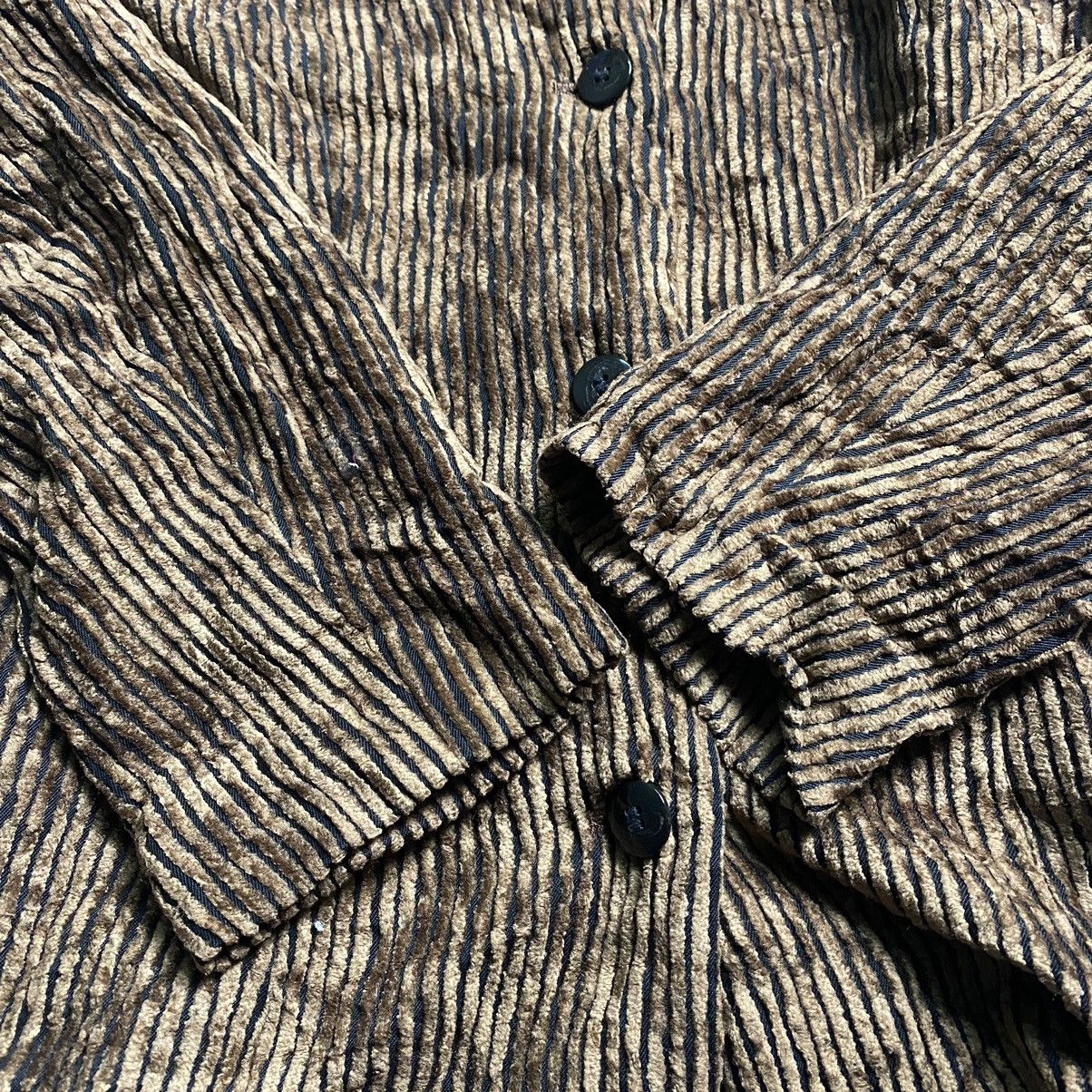 In The Attic Urban Collection Stripe Fur Button Up Sherpa Jacket Size US S / EU 44-46 / 1 - 7 Thumbnail