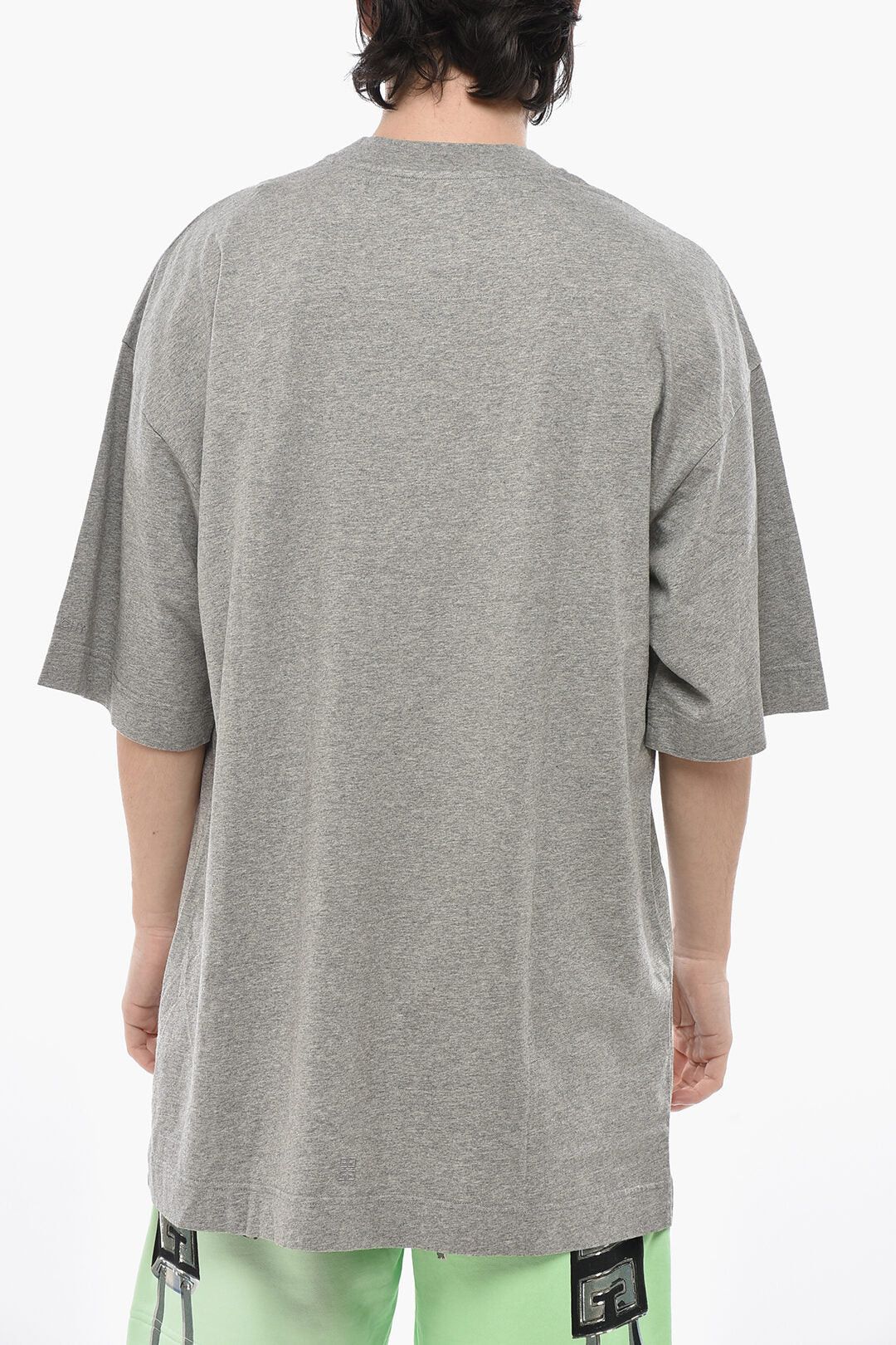 Givenchy og1mm0326 Monochrome Cotton Crewneck T-Shirt in Grey Size US S / EU 44-46 / 1 - 2 Thumbnail
