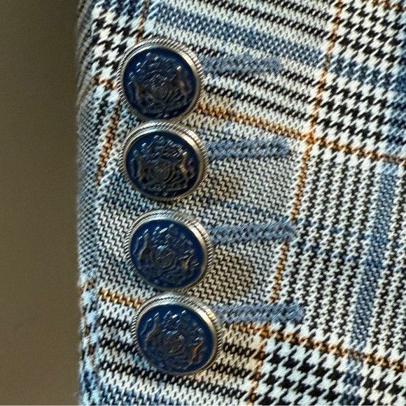 Other Paisley & Gray Plaid Blazer Bulldog Lining – Size 42R Size 42R - 5 Thumbnail