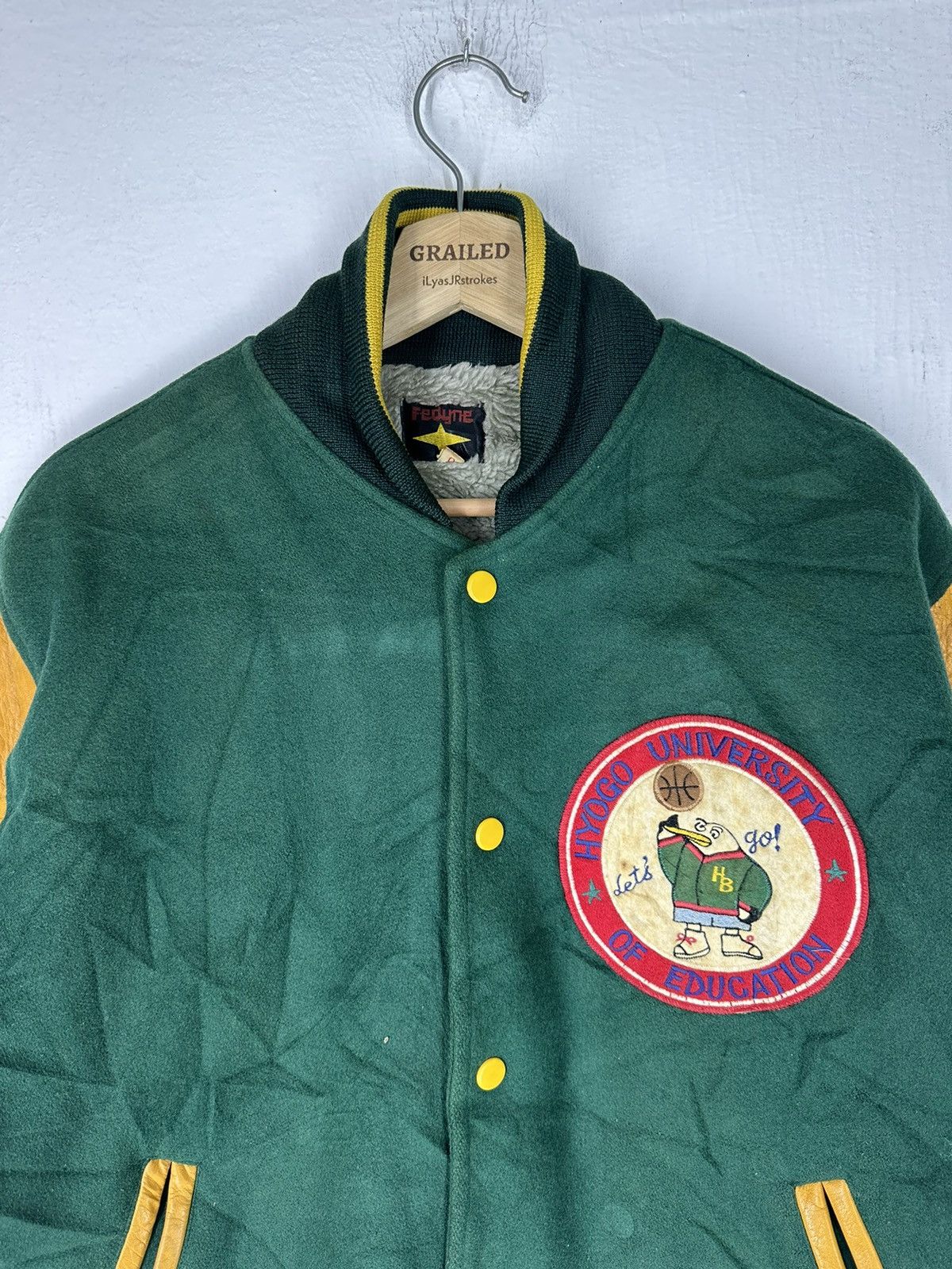 Vintage Vintage Albatross Since1982 Varsity Leather Jacket Size US M / EU 48-50 / 2 - 6 Thumbnail