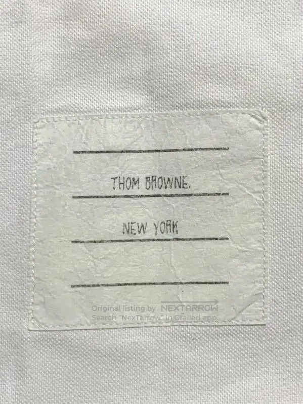 Thom Browne Thom Browne White Cotton Men's Shirt . Size US S / EU 44-46 / 1 - 5 Thumbnail