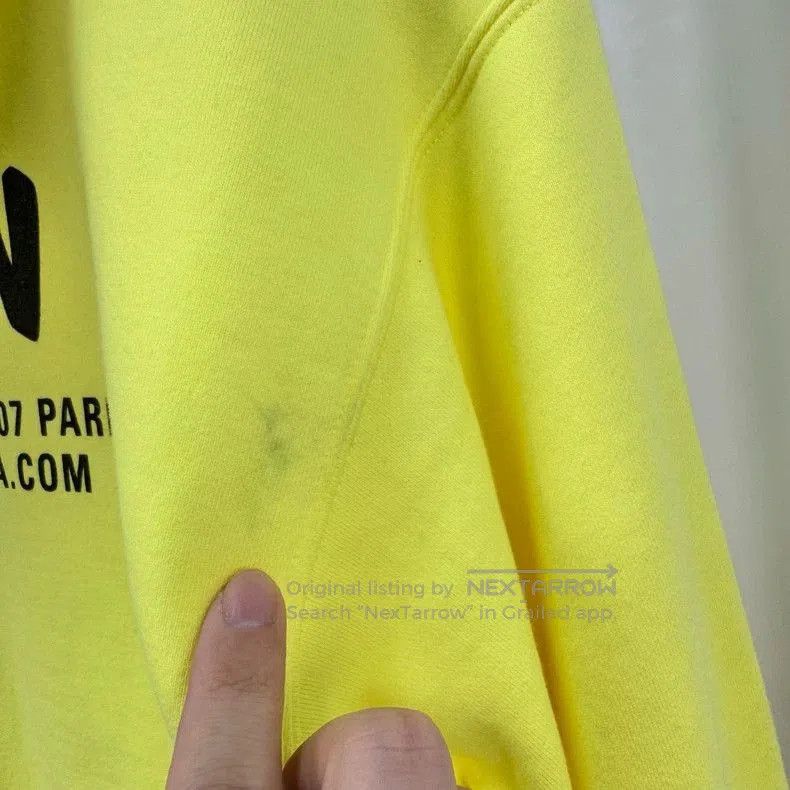 Balenciaga Balenciaga Crew Logo Print Hoodie. Size US XS / EU 42 / 0 - 5 Thumbnail