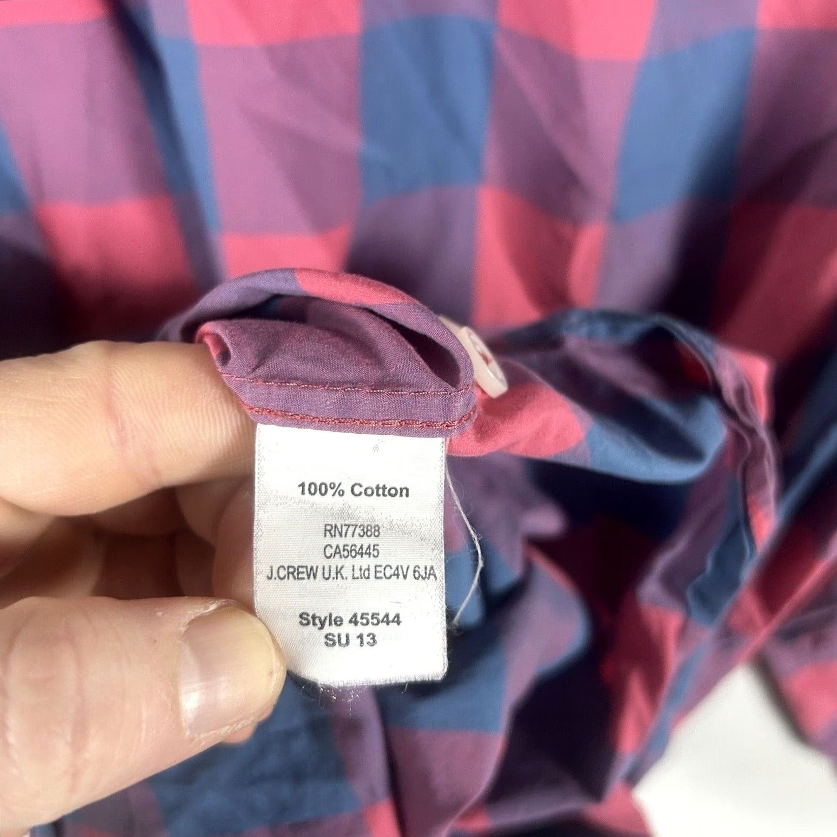 J.Crew J.CREW Button-Up Shirt Men M Medium Plaid Slim Light Long Sleeve Button-Down Collar Cotton Size US M / EU 48-50 / 2 - 3 Thumbnail