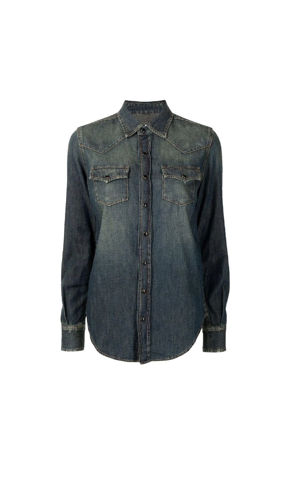 Saint Laurent Paris Saint Laurent Paris Western Denim Size L / US 10 / IT 46 - 1 Thumbnail