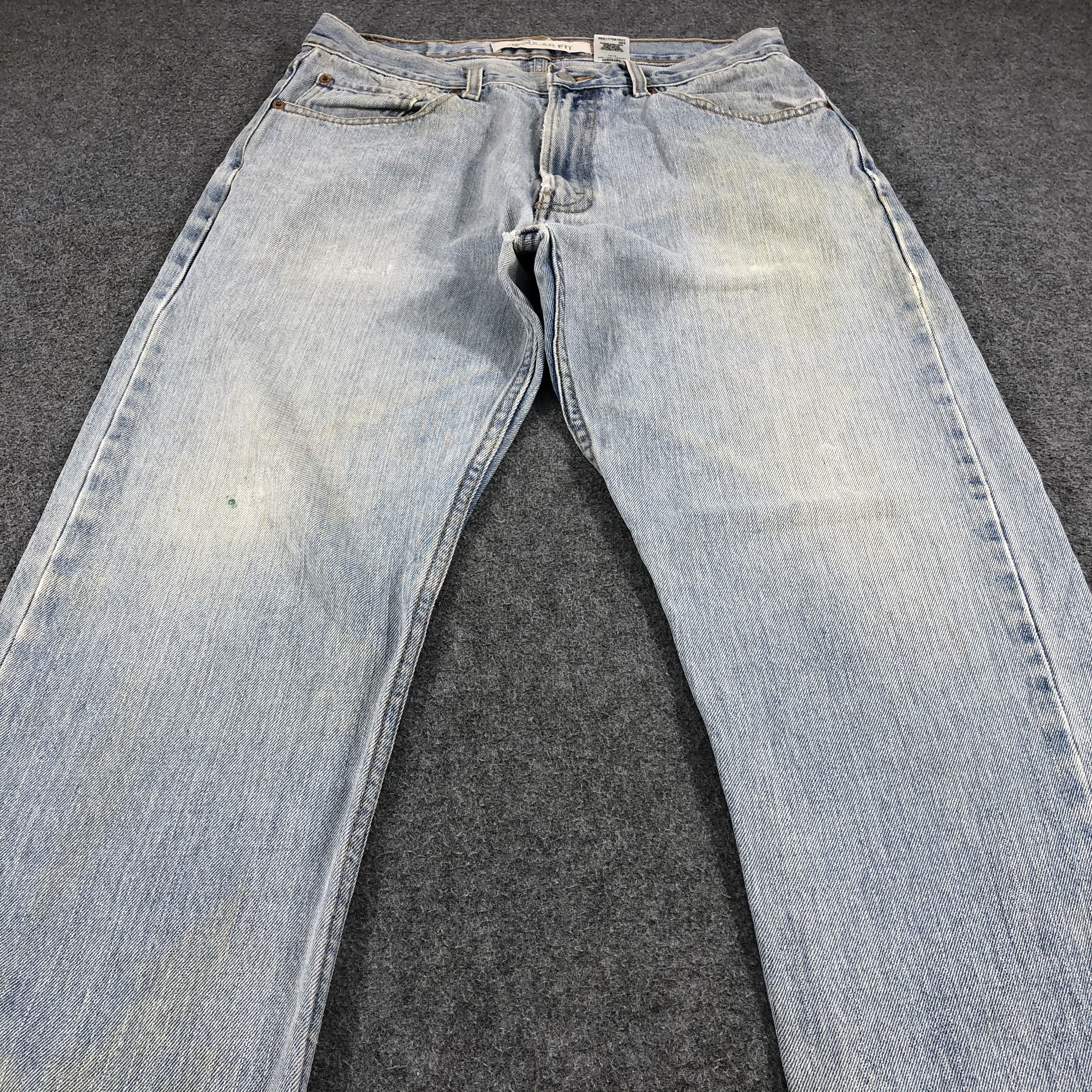 Levi's Vintage Levis Jeans Lot 505 Light Washed Denim-J970 Size US 33 - 3 Thumbnail