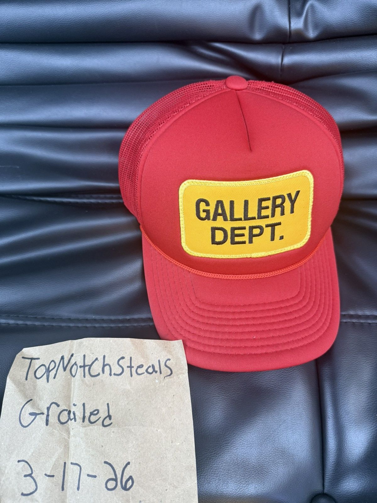 Gallery Dept. Gallery Dept. souvenir trucker cap red Size ONE SIZE - 2 Thumbnail