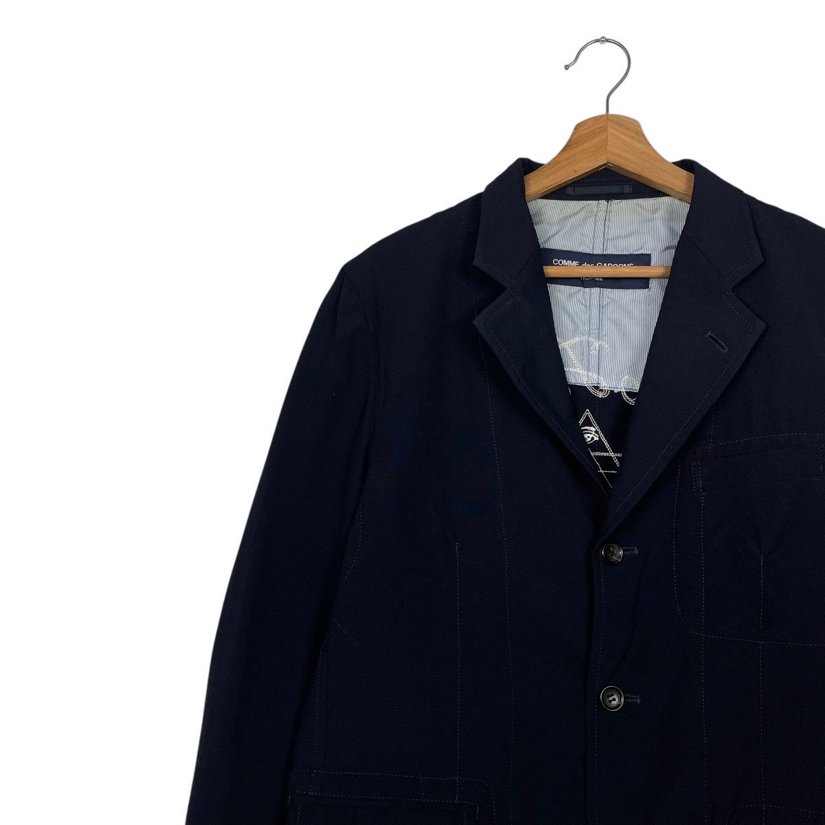 Comme des Garcons Homme Comme Des Garcons Homme Deco Factory Jacket Size US S / EU 44-46 / 1 - 8 Thumbnail