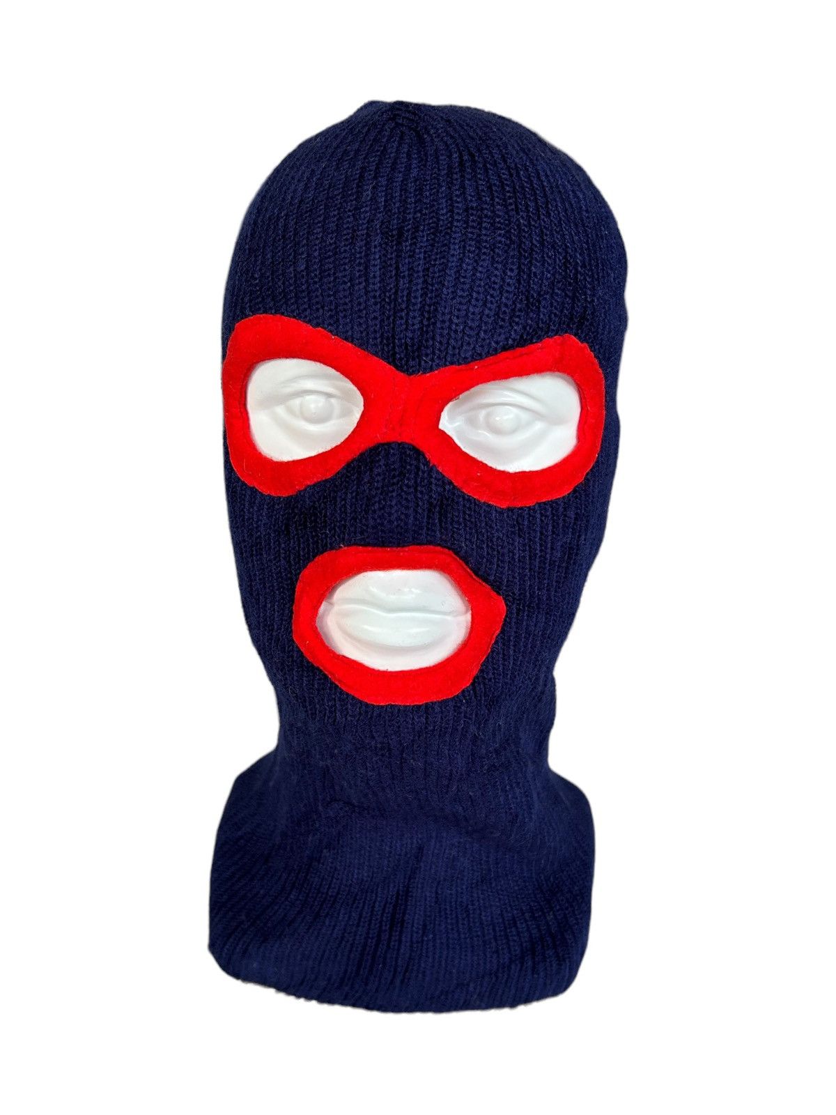 Japanese Brand × Kapital × Vintage Balaclava Masked Japanese Style Knitt Beanie Rare ☠️🎌 Size ONE SIZE - 1 Thumbnail