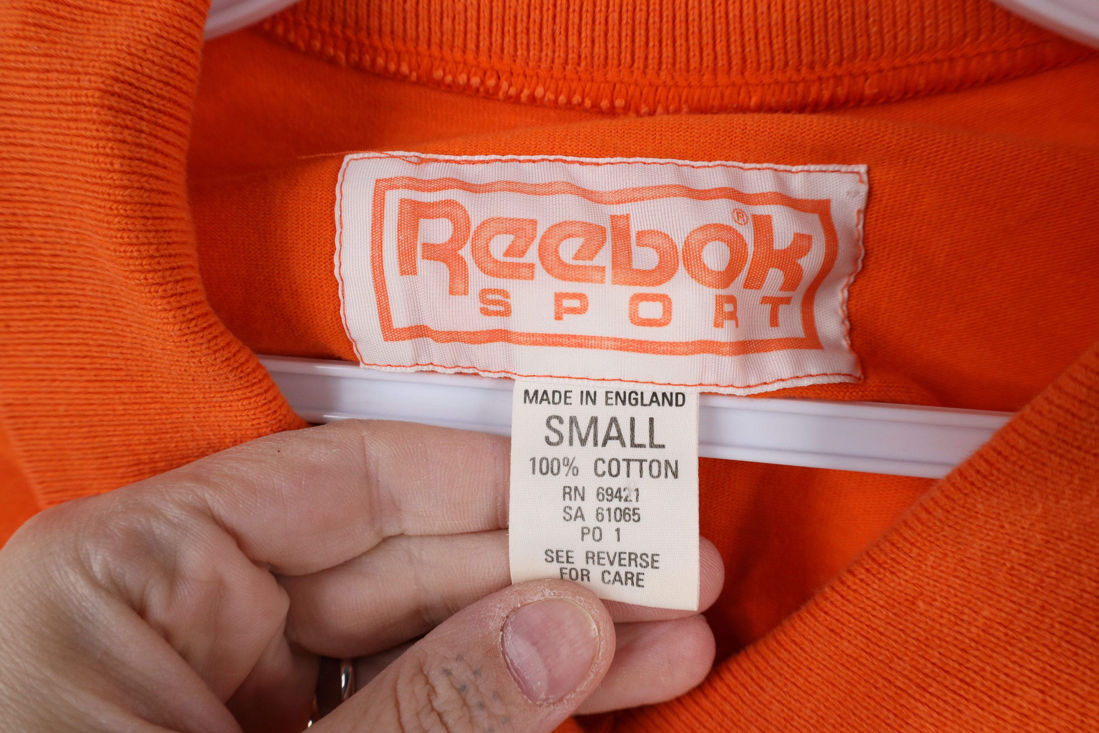 Reebok × Vintage Vintage 90s Reebok Sport Out Long Sleeve Rugby Polo Shirt Size US S / EU 44-46 / 1 - 6 Thumbnail