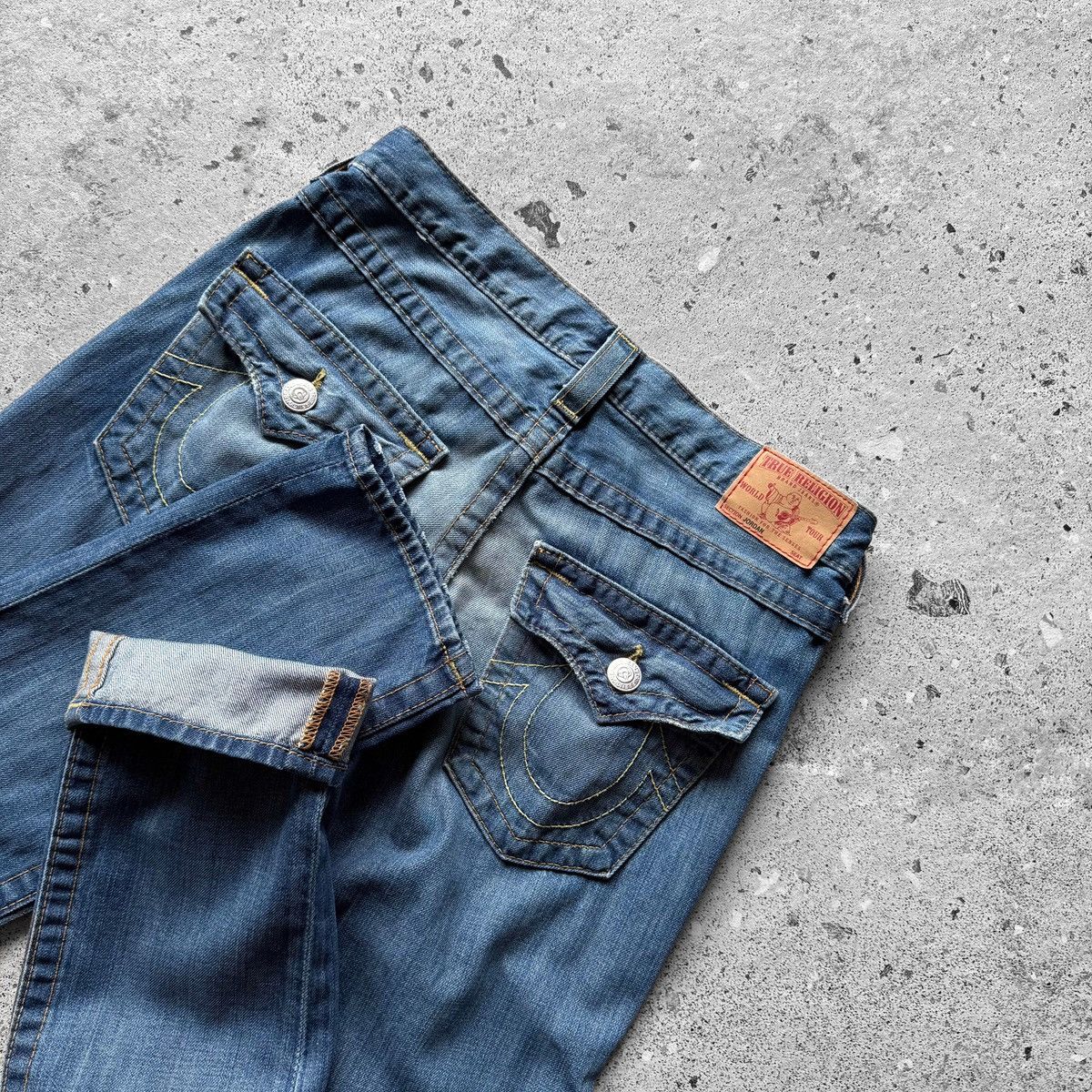 True Religion × Vintage True Religion Vintage Distressed Denim Jeans Made in USA Size 24" / US 00 / IT 34 - 5 Thumbnail