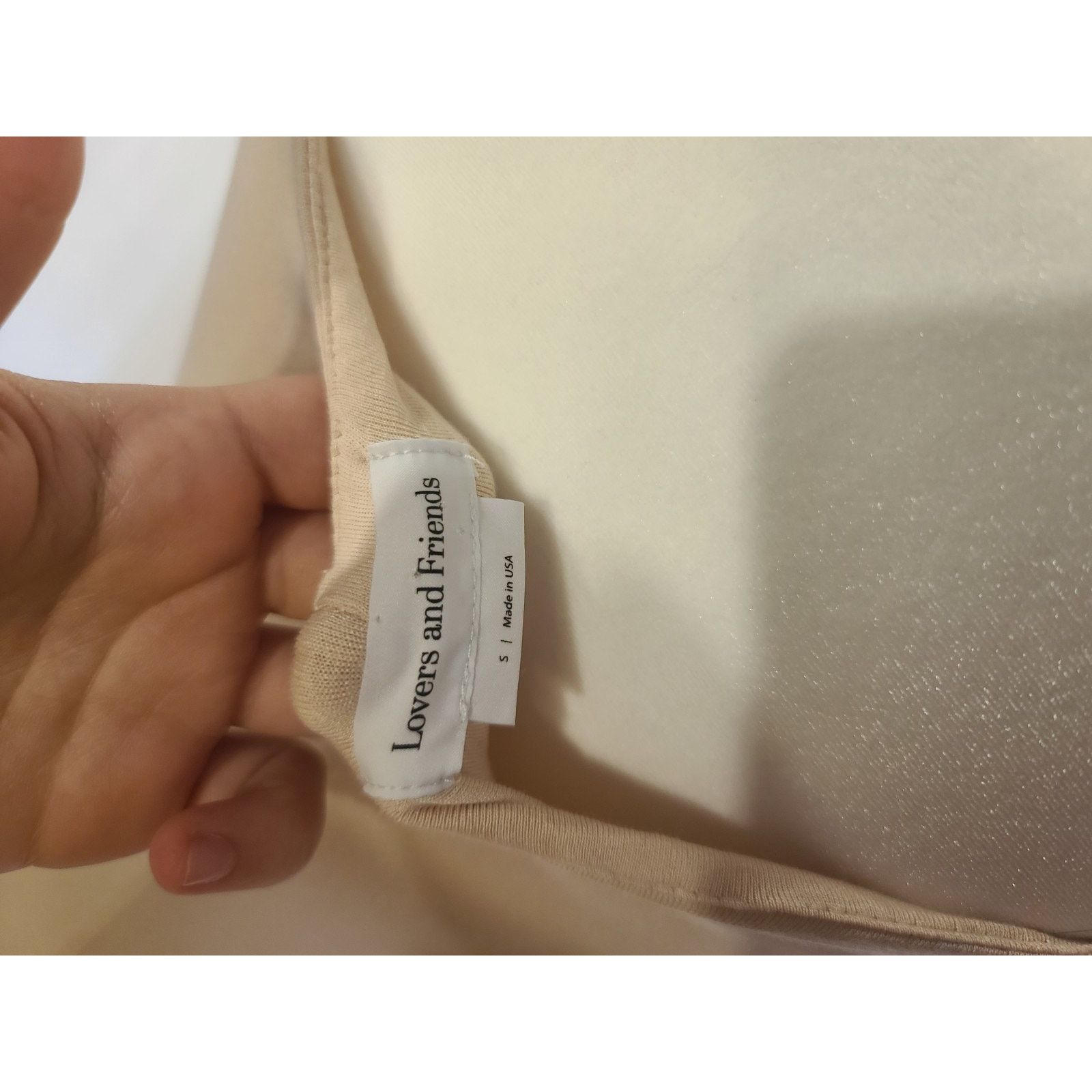 Other New Lovers + Friends Womens Sand Tan Madalin Midi Dress S Size S / US 4 / IT 40 - 9 Thumbnail