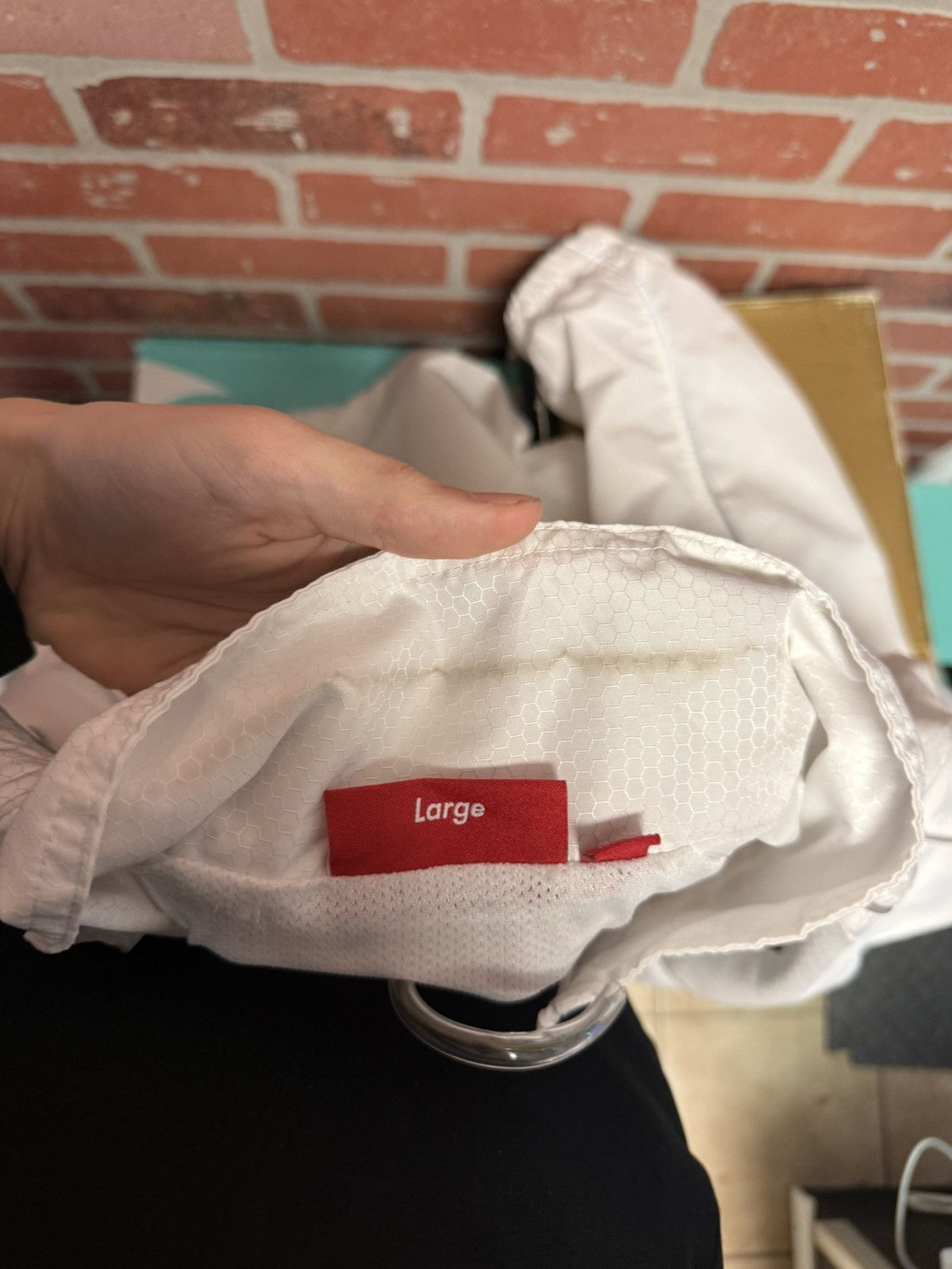 Supreme Supreme Reflective Piping Jacket White Size Large Size US L / EU 52-54 / 3 - 9 Thumbnail