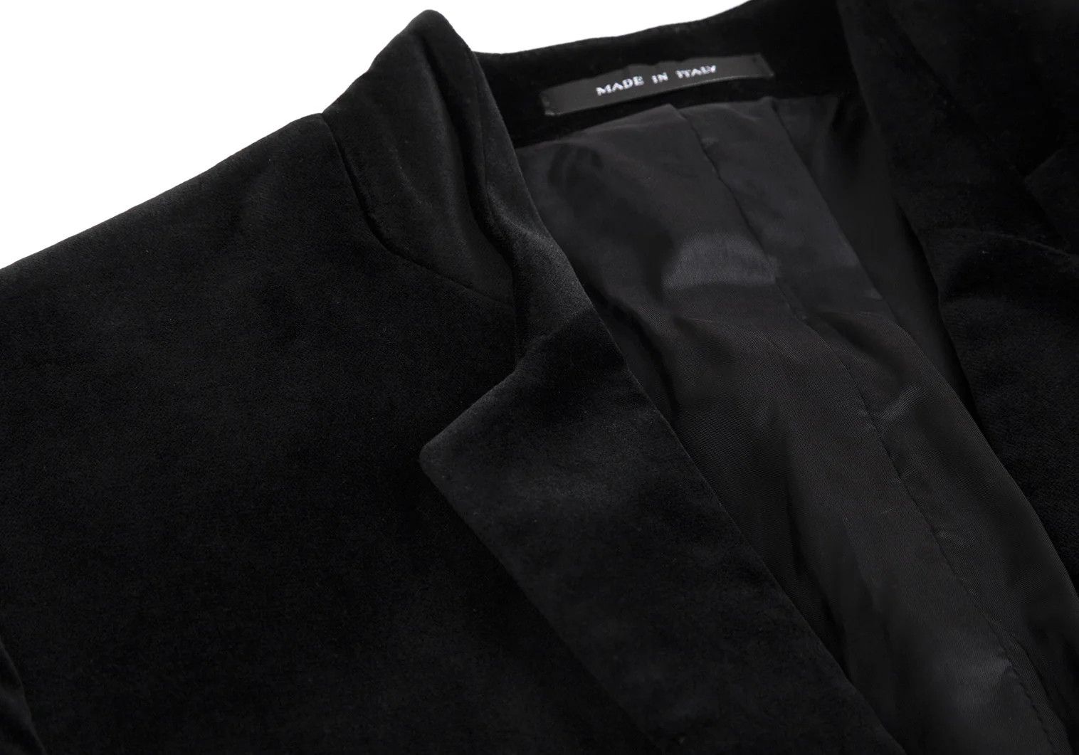 Emporio Armani Velvet 1-Button Jacket in Black Size 46 Size US S / EU 44-46 / 1 - 3 Thumbnail