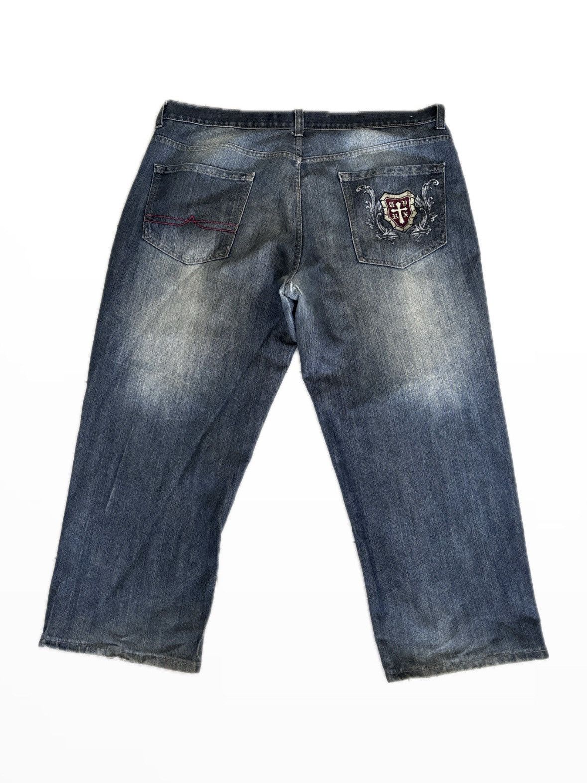 Avirex Vintage Y2K Blue Avirex Baggy embroidered Carpenter Jeans Size US 44 / EU 60 - 2 Thumbnail