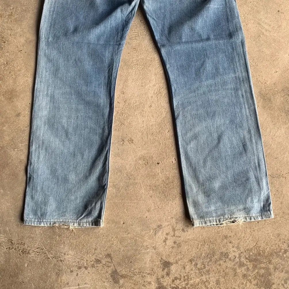 Polo Ralph Lauren PRL Polo Ralph Lauren Distressed Faded Jeans Ripped Denim Size US 33 - 13 Thumbnail