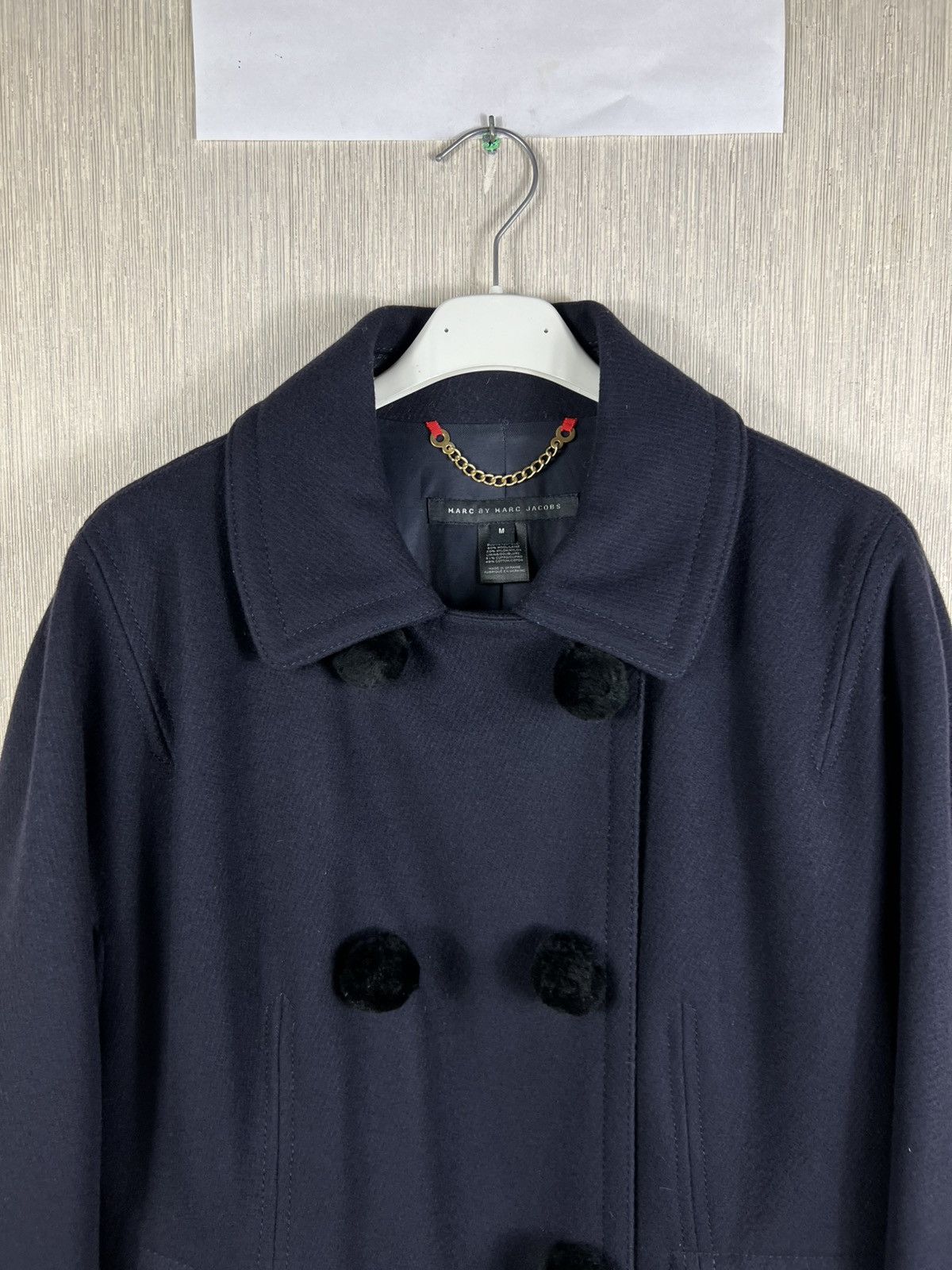 Marc by Marc Jacobs Marc by Marc Jacobs wool double-breasted jacket short coat Size M / US 6-8 / IT 42-44 - 3 Thumbnail
