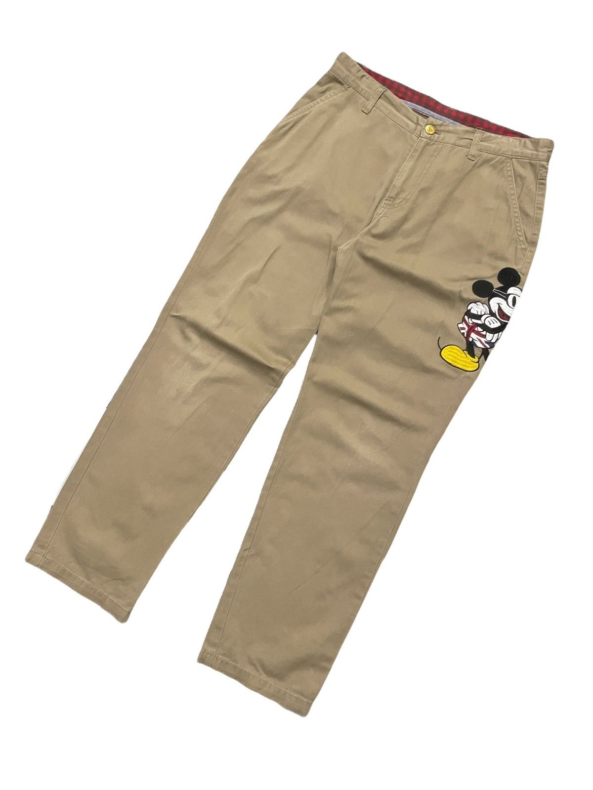 Dickies × Mickey Mouse Dickies X Mickey mouse embroidered khakis pants regular cut Size 29" - 4 Thumbnail