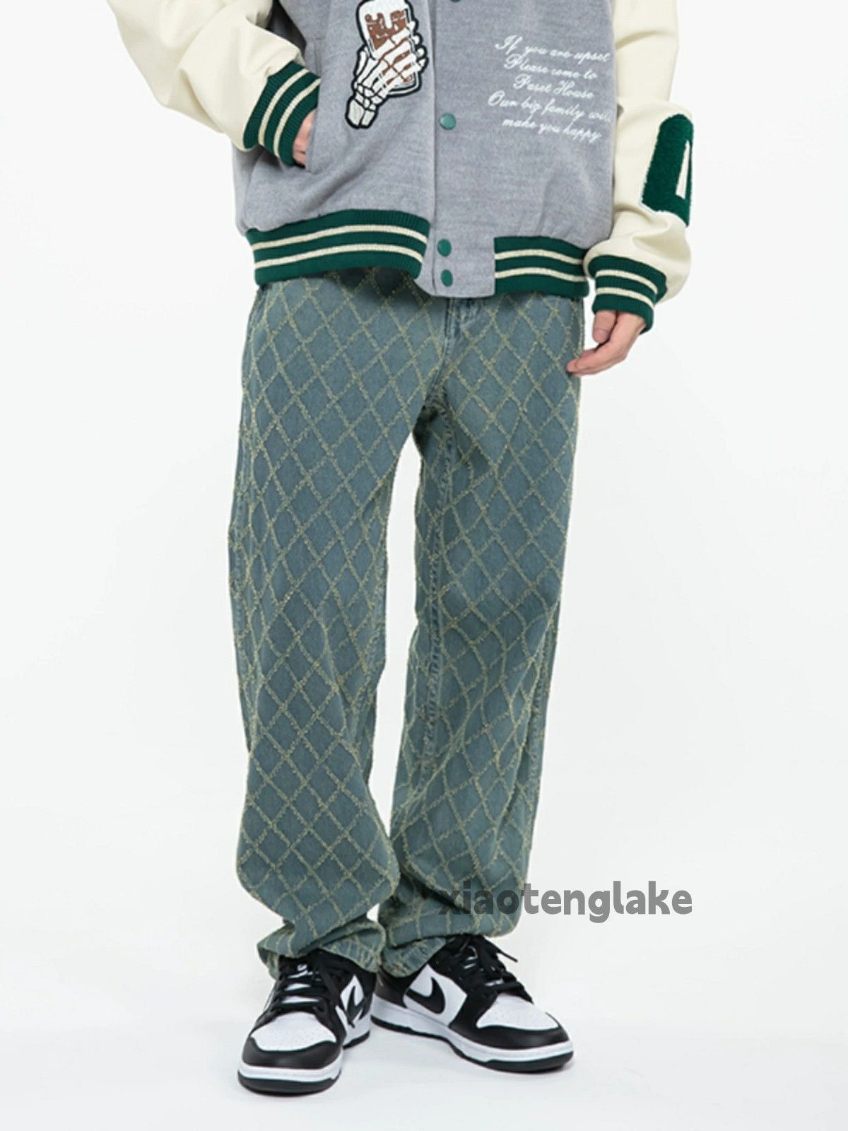 Jean × Vintage washed faded cleanfit skate hiphop loose baggy jeans Size US 32 / EU 48 - 1 Thumbnail
