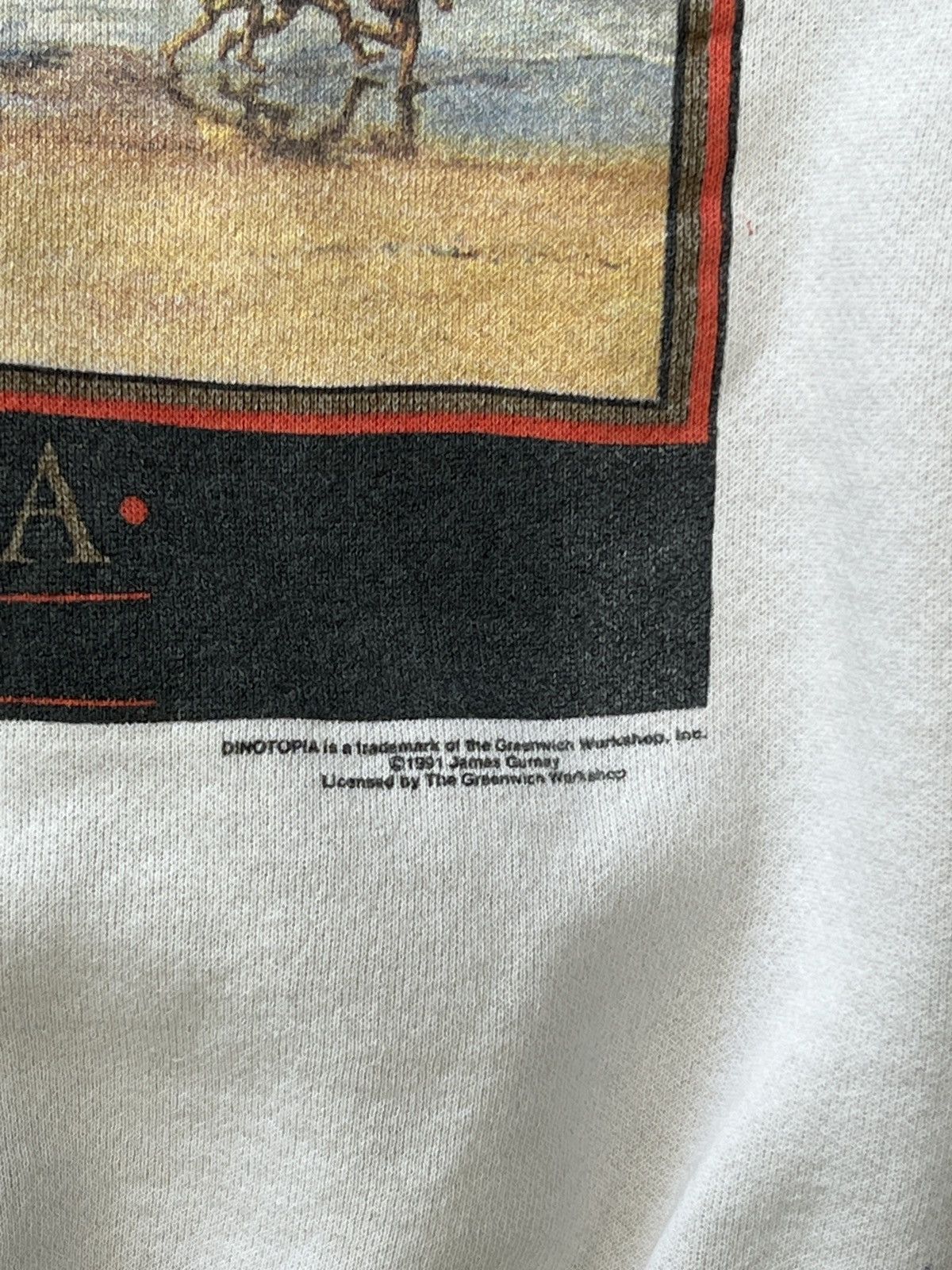 Vintage Vintage 1991 90s Dinotopia Hanes Heavyweight Crewneck XL Size US XL / EU 56 / 4 - 5 Thumbnail