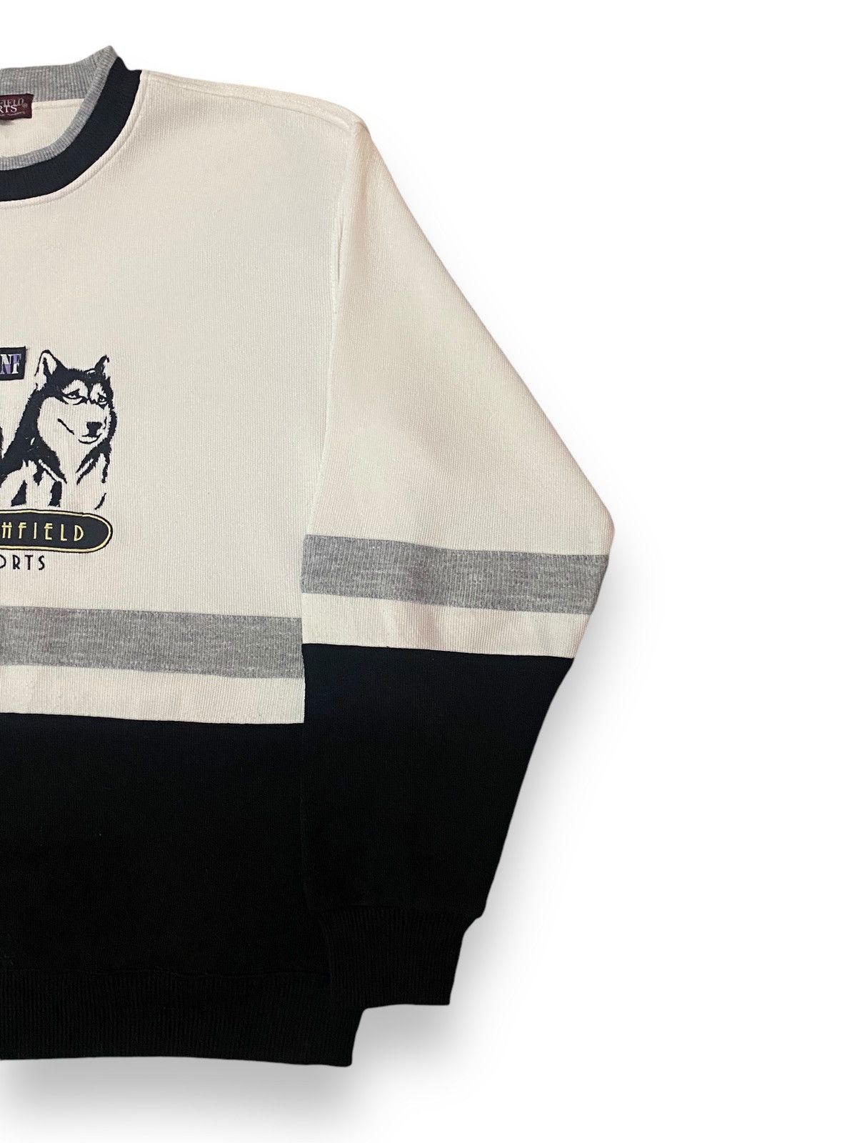 Japanese Brand × Vintage VINTAGE NORTHFIELD SPORTS WOLF EMBEROIDERY CREW NECK Size US L / EU 52-54 / 3 - 3 Thumbnail