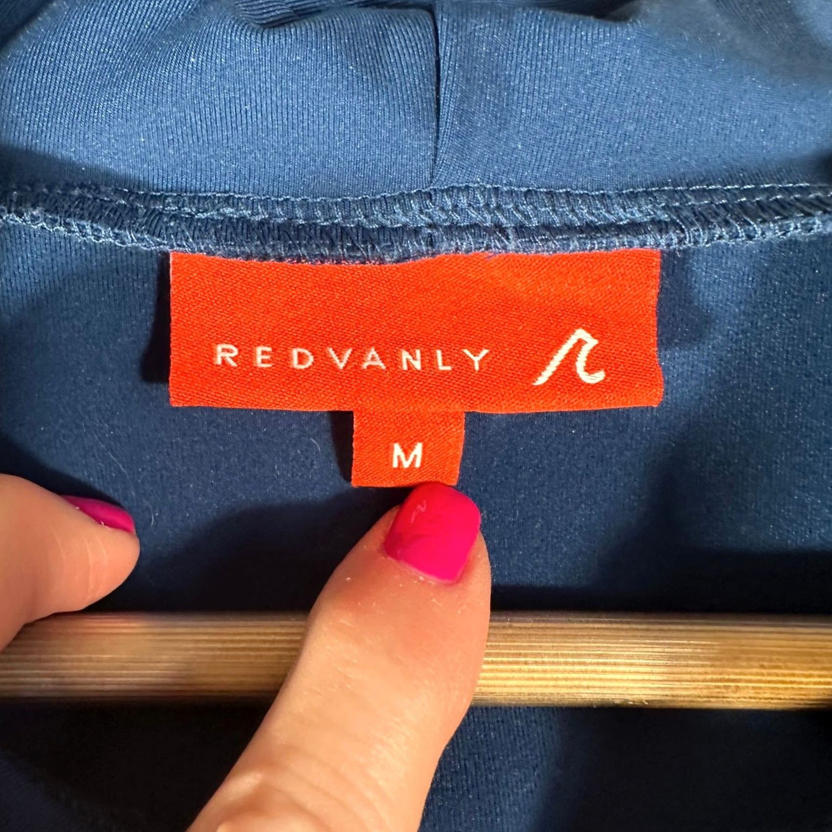 Vintage Redvanly Mens Performance Hoodie Blue Stretch Athletic Sweatshirt M Size US M / EU 48-50 / 2 - 4 Thumbnail