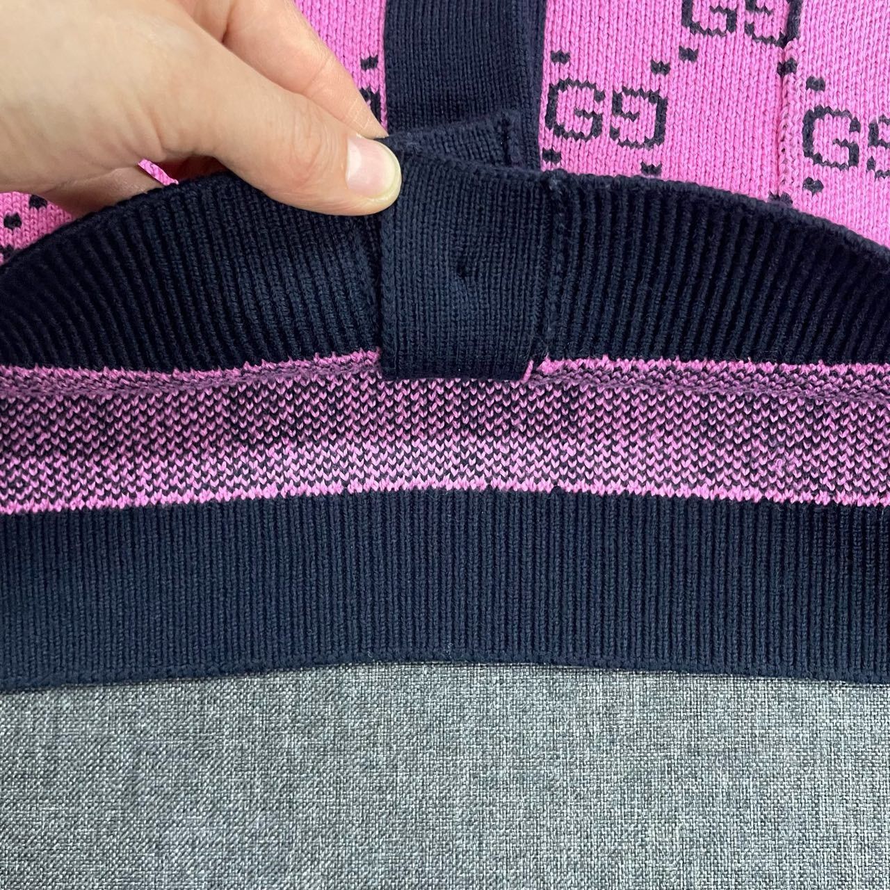 Gucci Gucci Pink full-print cardigan sweater 2501-Nextarrow Size US XXS / EU 40 - 3 Thumbnail