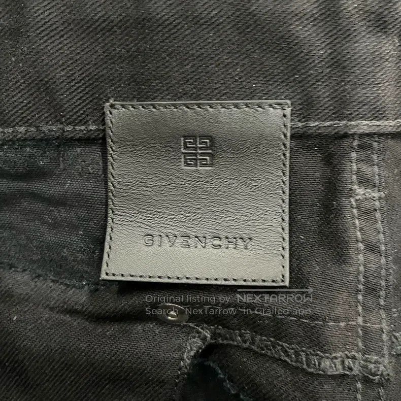 Givenchy Givenchy Black Ripped Denim Pants Size 36 Size US 36 / EU 52 - 4 Thumbnail