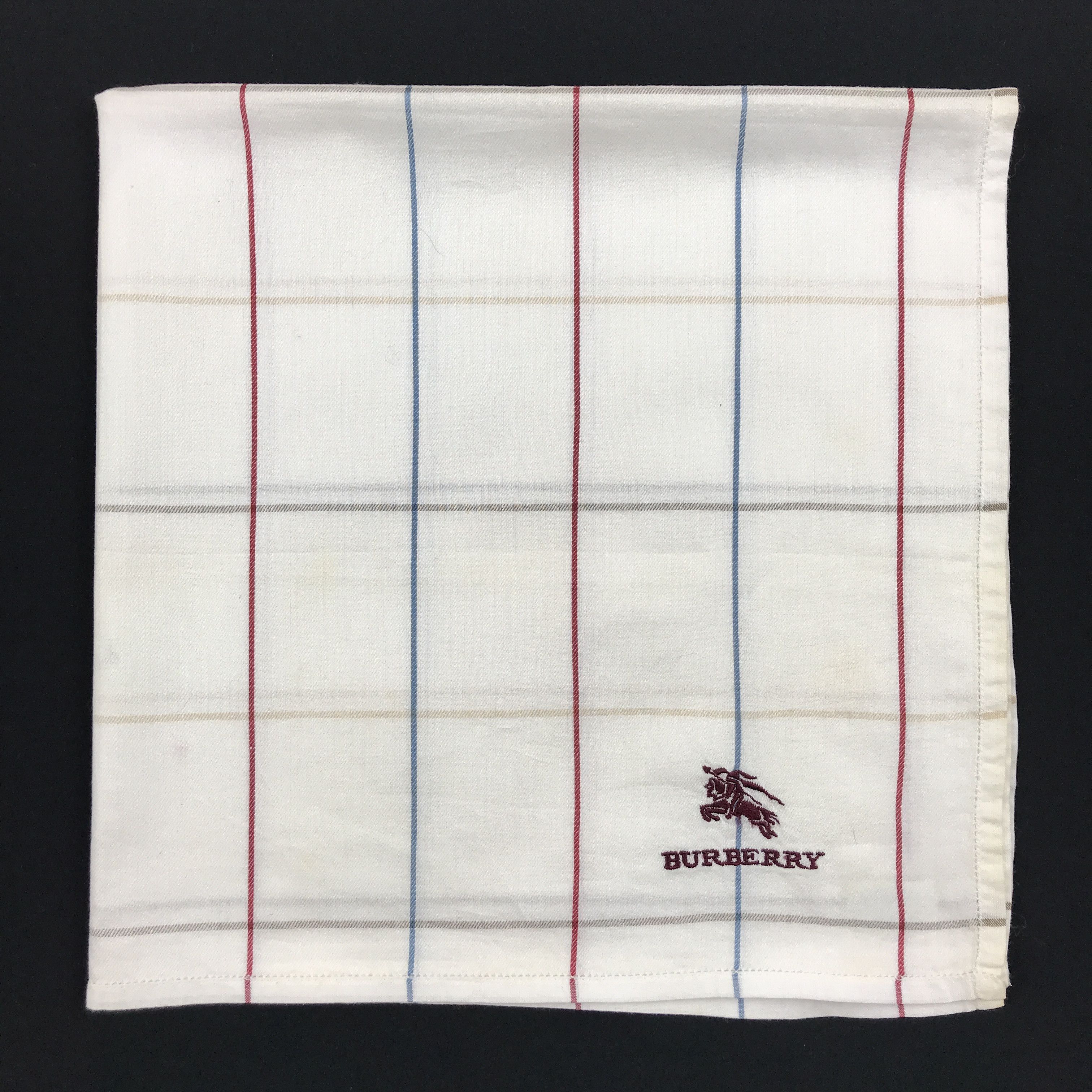 Burberry × Vintage Vintage Burberry Bandana Neckerchief Handkerchief Size ONE SIZE - 2 Thumbnail