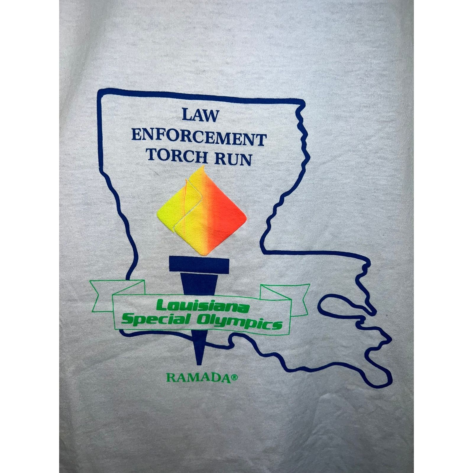 Vintage Vintage Special Olympics Shirt Law Enforcement Tee X-Large Size US XL / EU 56 / 4 - 2 Thumbnail