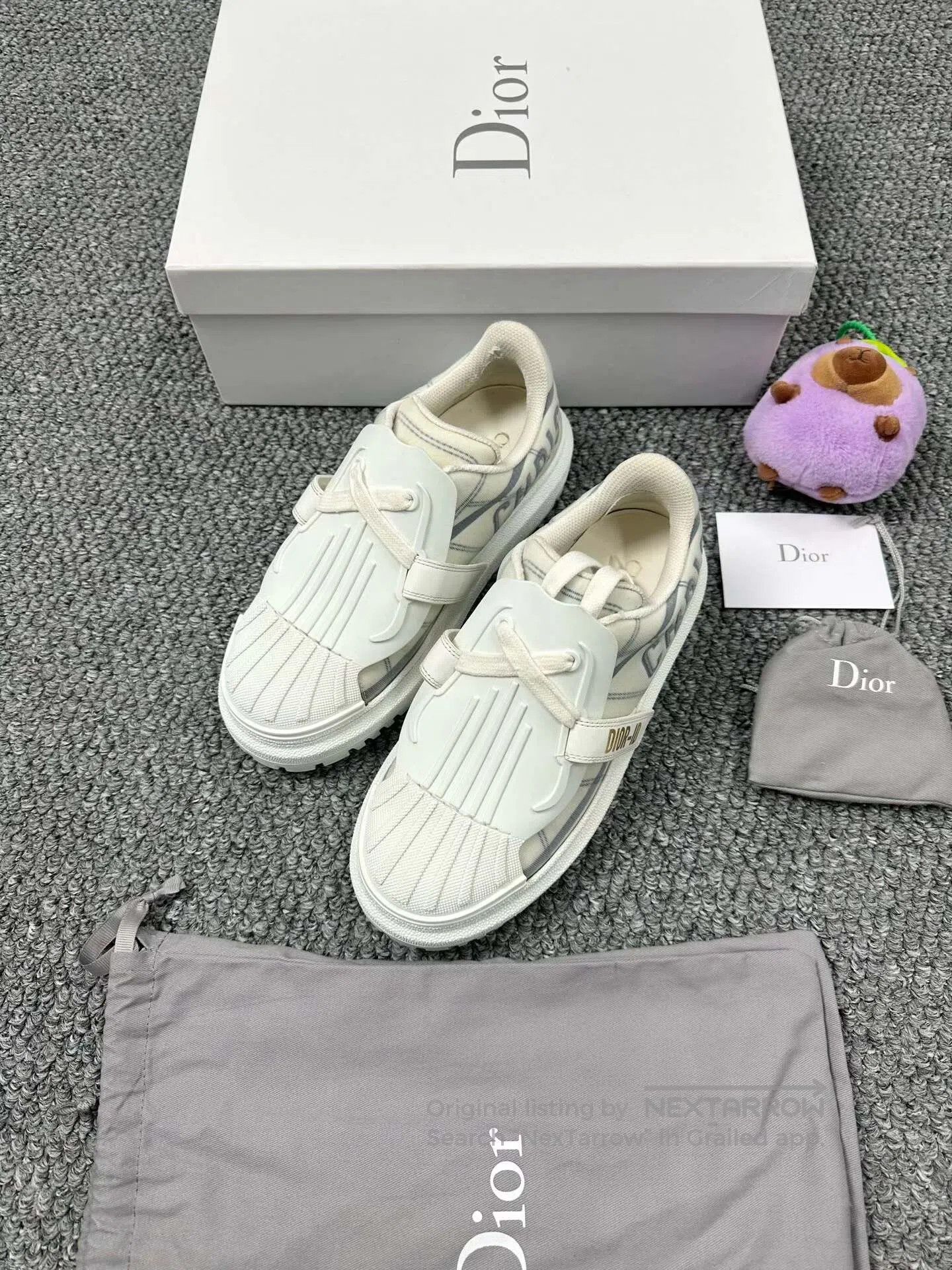 Dior Dior White Magic Tape Shell Head Casual Shoes| Size US 5.5 / IT 35.5 - 1 Thumbnail