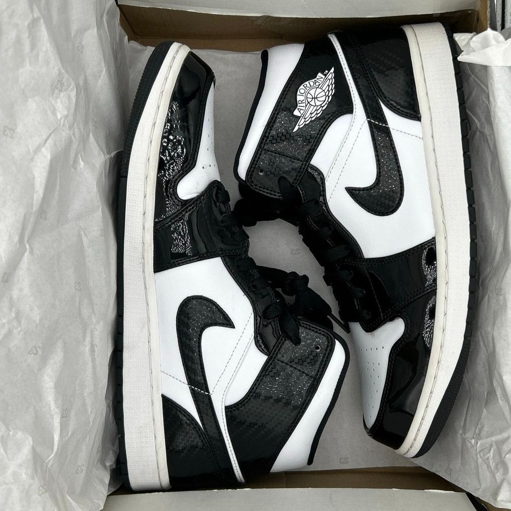 Nike Nike Air Jordan 1 MID AllStar Weekend CarbonFiber 2021 US 12 Size US 12 / EU 45 - 3 Thumbnail