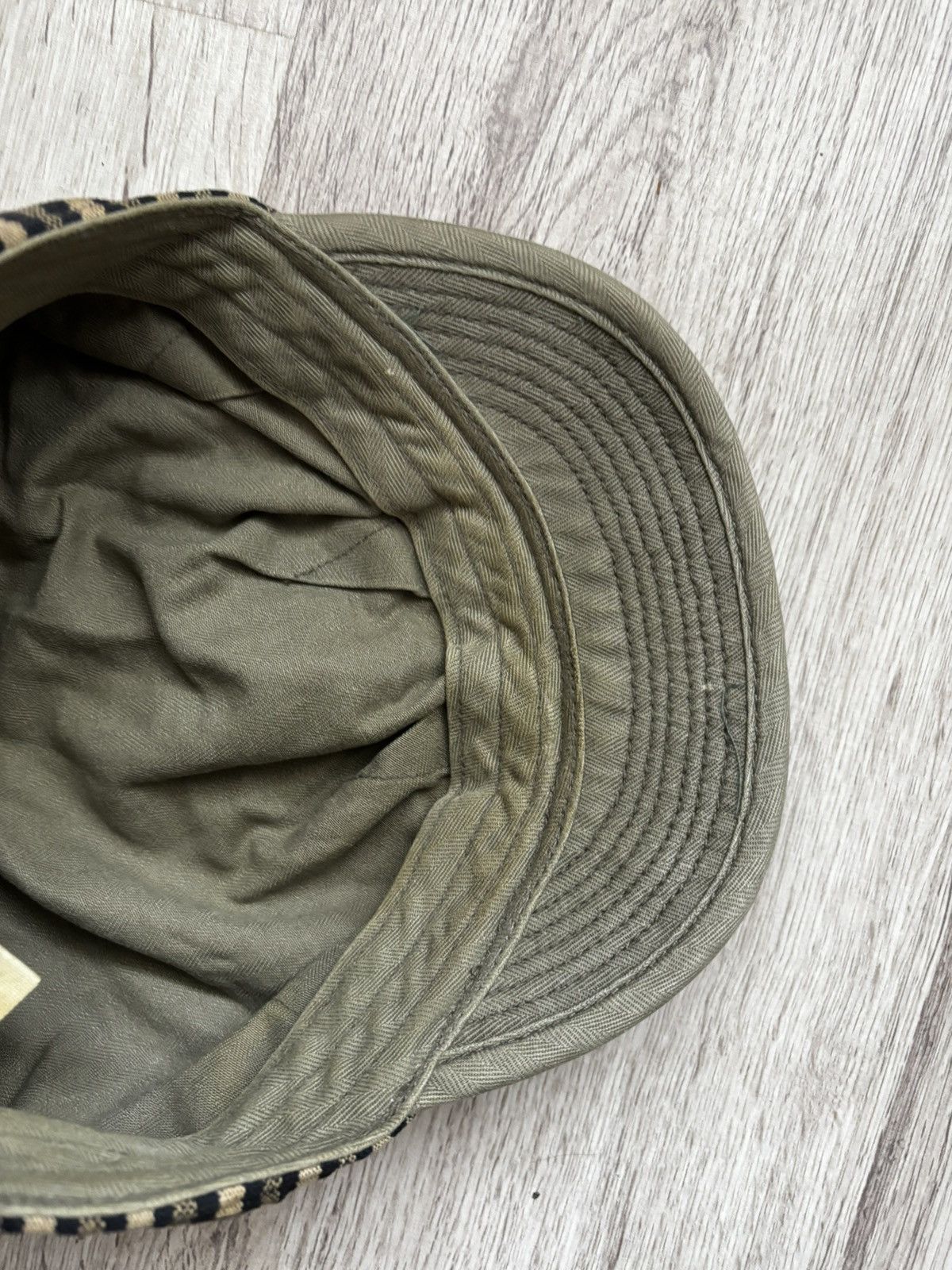 Denim & Supply Ralph Lauren Denim Supply Ralph Lauren Work Cap Khaki Cotton Stripe Band Size ONE SIZE - 23 Thumbnail