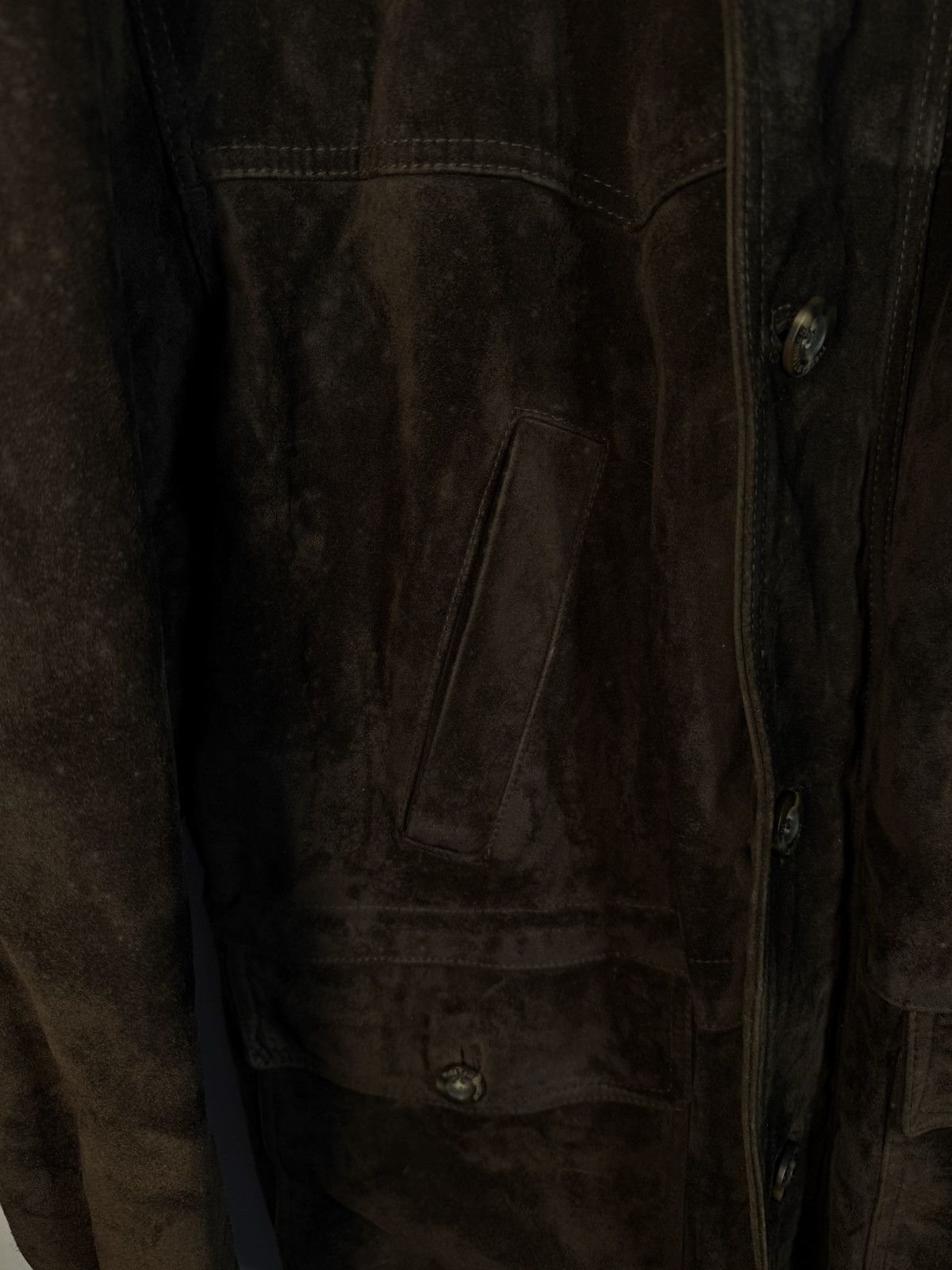 Yves Saint Laurent 90’s Suede YSL Leather Jacket Saint Laurent Leather Size US L / EU 52-54 / 3 - 13 Thumbnail