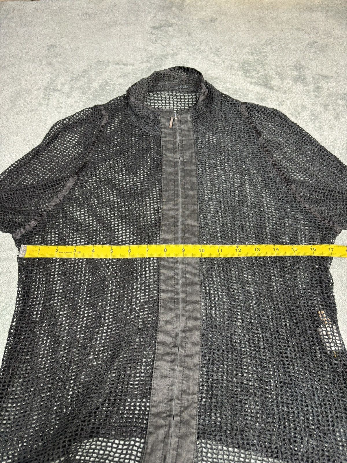 Tornado Mart Japanese Brand Fishnet Mesh Zipper Jacket Size S / US 4 / IT 40 - 8 Thumbnail