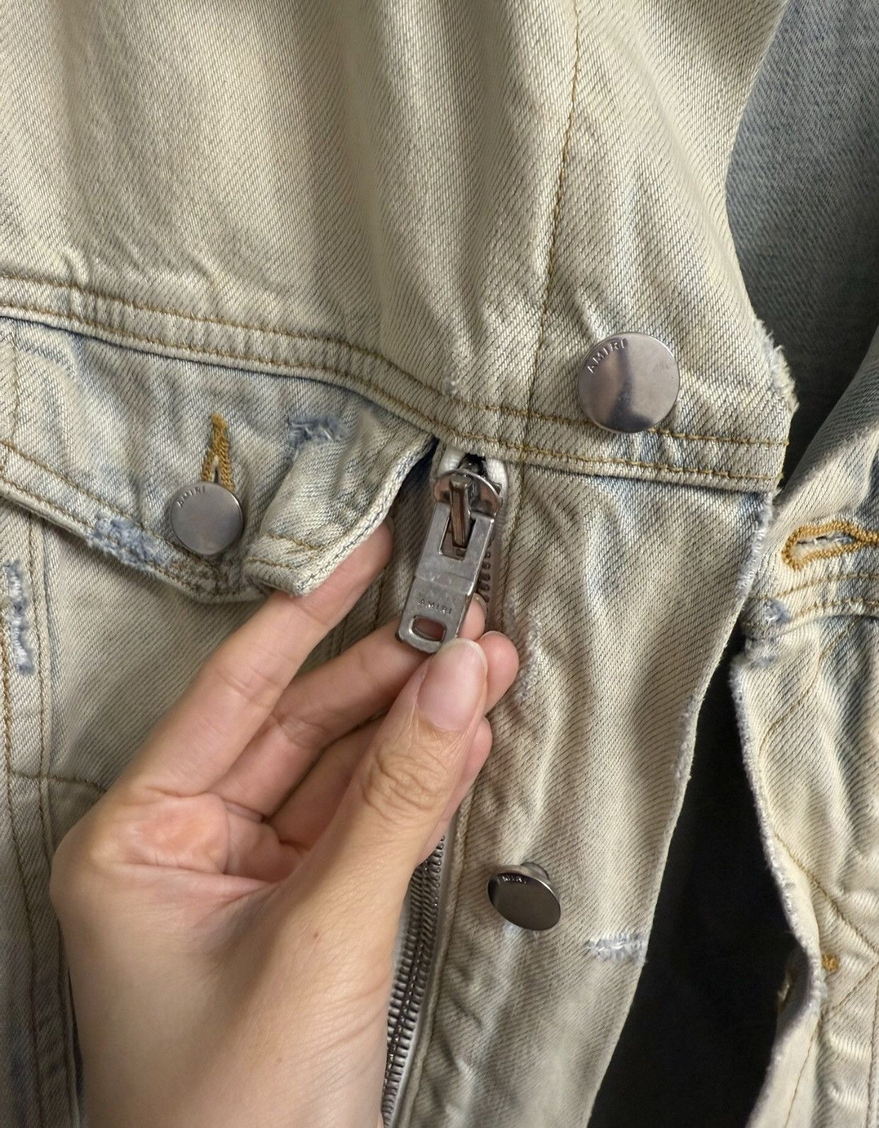 Amiri Amiri classic vintage denim jacket 2412-Nextarrow Size US L / EU 52-54 / 3 - 4 Thumbnail