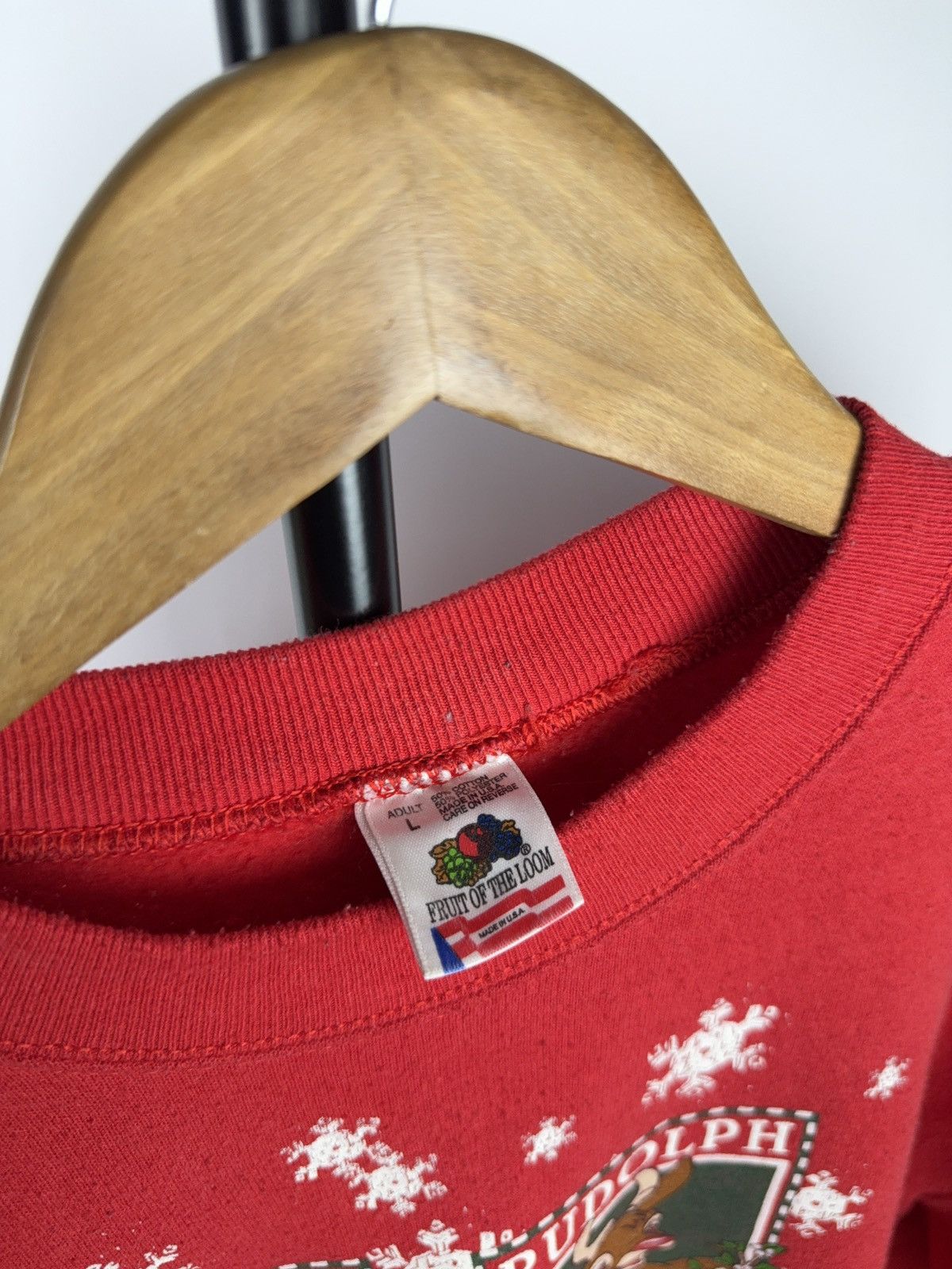 Vintage Vintage Rudolph Red Nosed Reindeer Christmas Sweatshirt USA Size US L / EU 52-54 / 3 - 8 Thumbnail