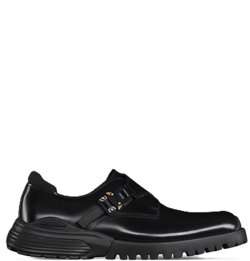 Dior o1mle0326 Combat Monk Derby Shoes in Black Size US 13 / EU 46 - 1 Thumbnail