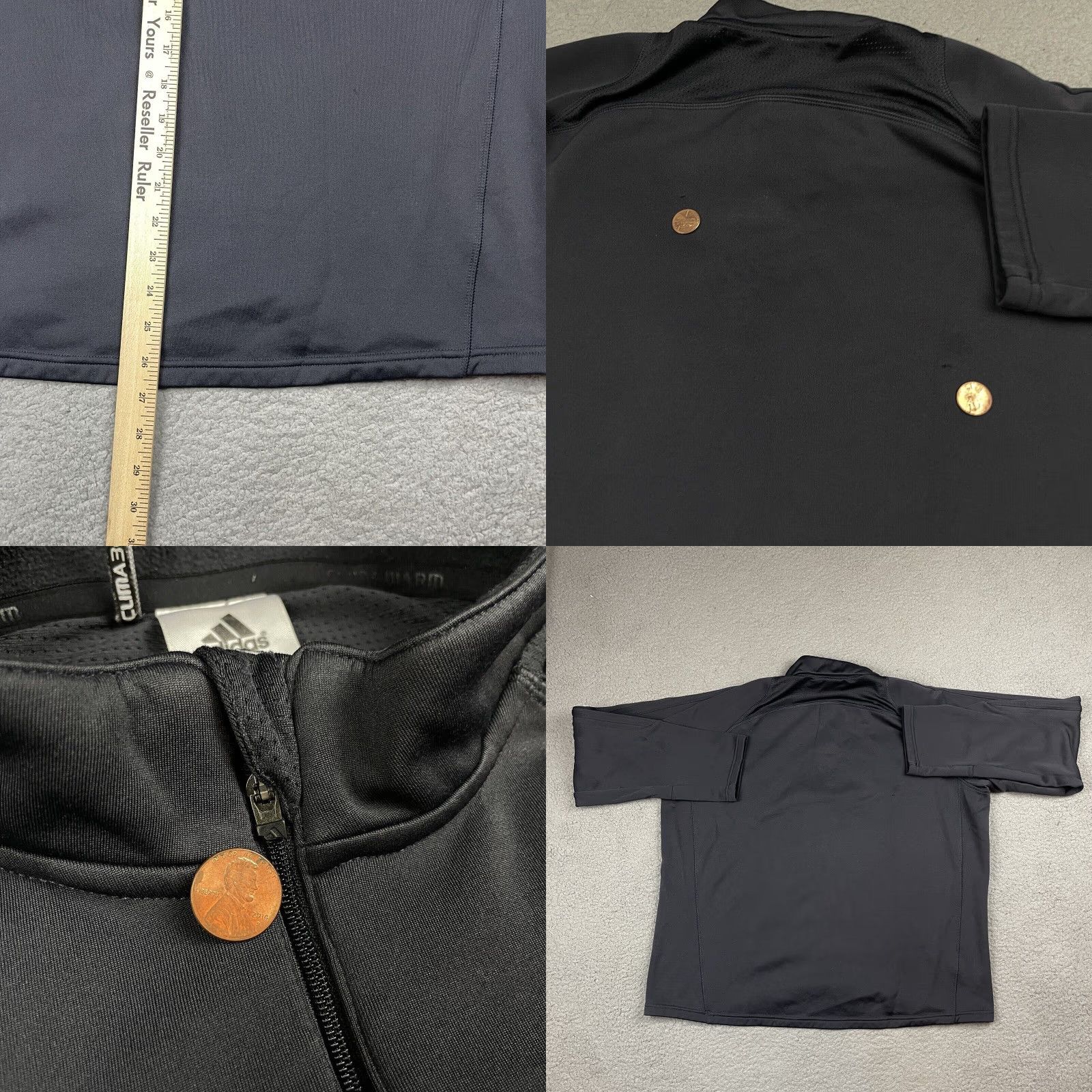 Adidas Adidas Windbreaker Jacket XL Black Response Climate365 Clima365 Full Zip Men Regular Long Sleeve Shirt? Size US XL / EU 56 / 4 - 8 Thumbnail